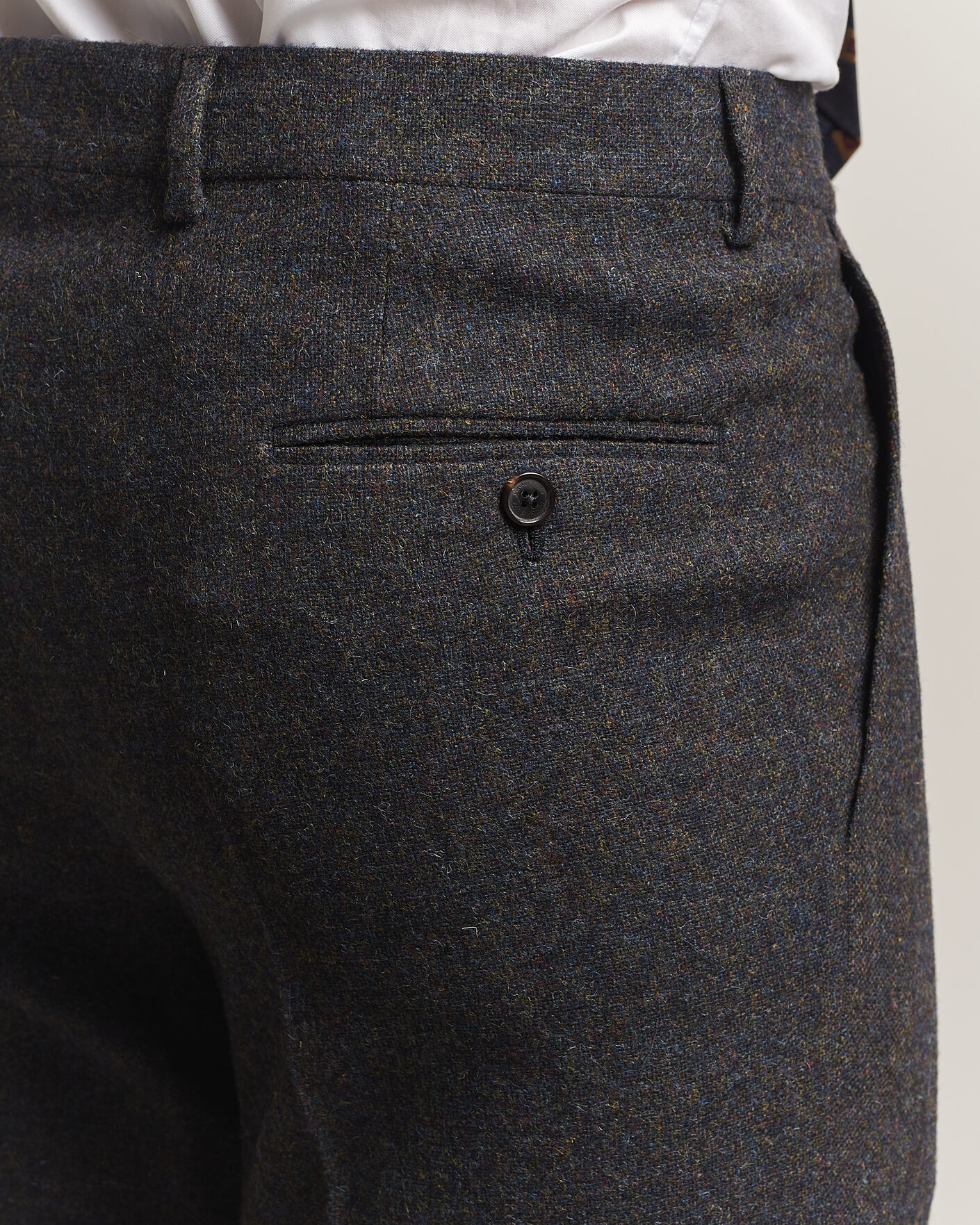 Homme | Pantalons | Walker Slater | Edward Shetland Wool Donegal Trousers Navy