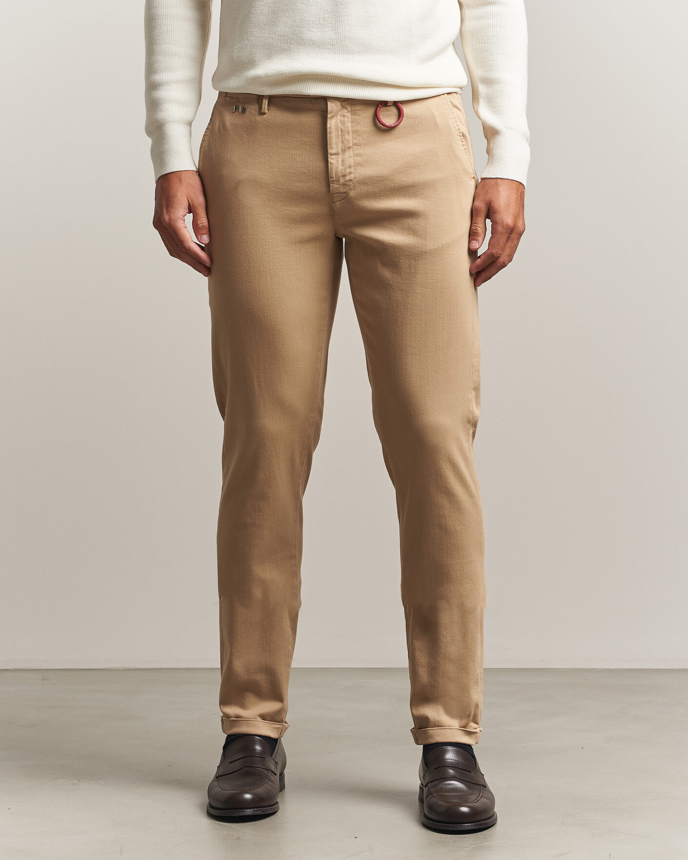 Homme | Pantalons | Tramarossa | Luis Superstrech Cotton Chino Beige