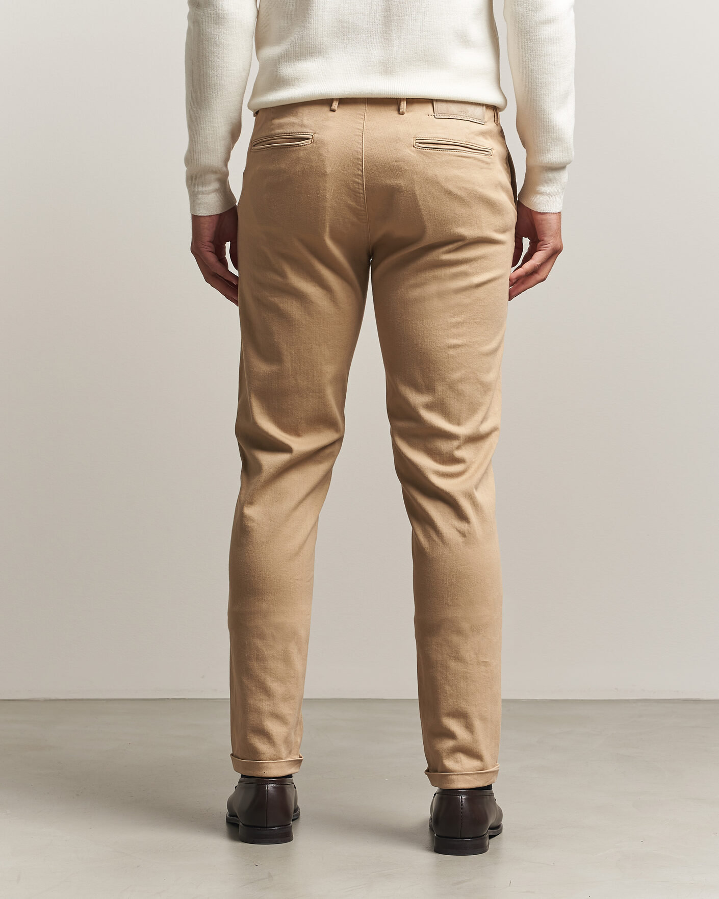 Homme | Pantalons | Tramarossa | Luis Superstrech Cotton Chino Beige