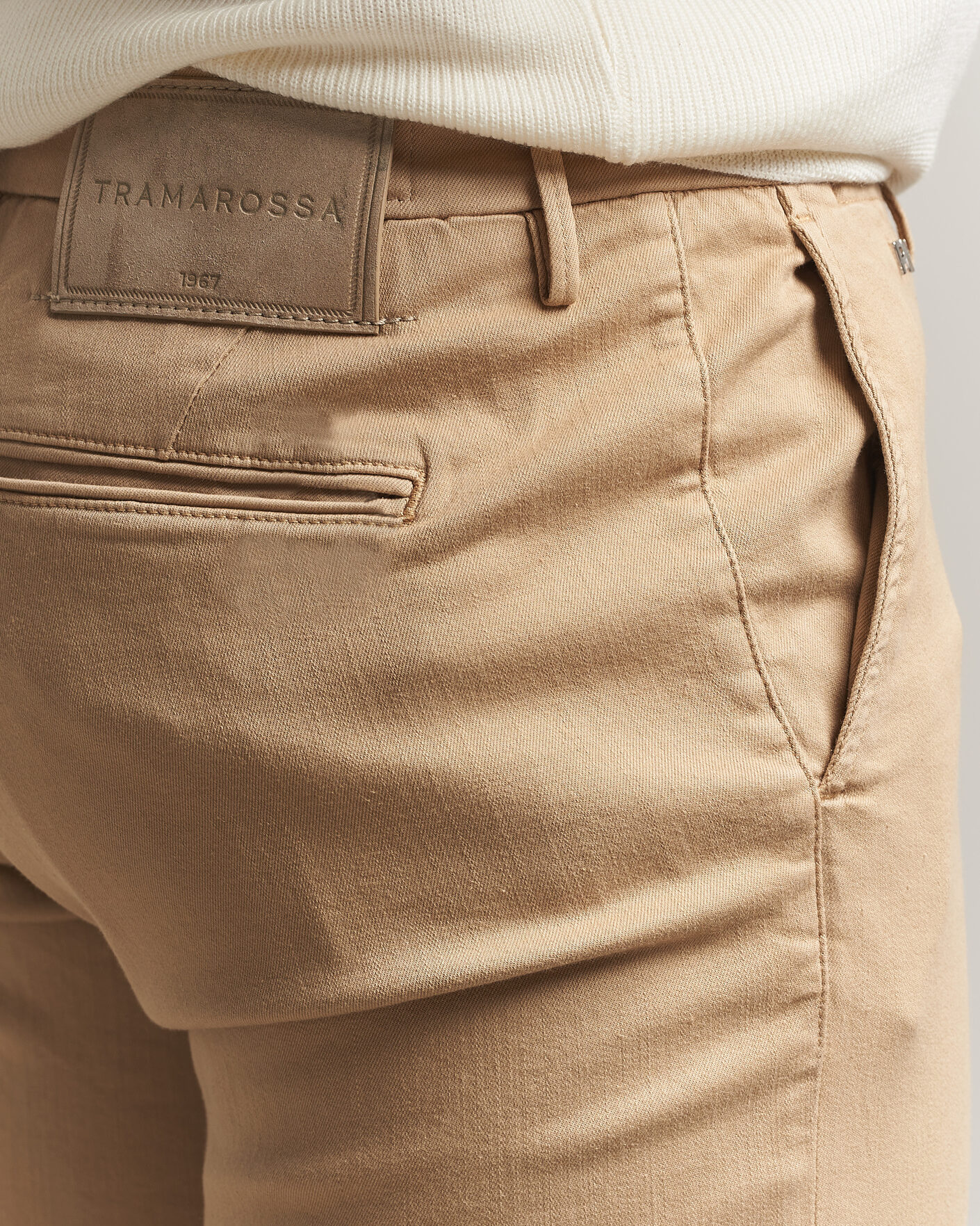 Homme | Pantalons | Tramarossa | Luis Superstrech Cotton Chino Beige