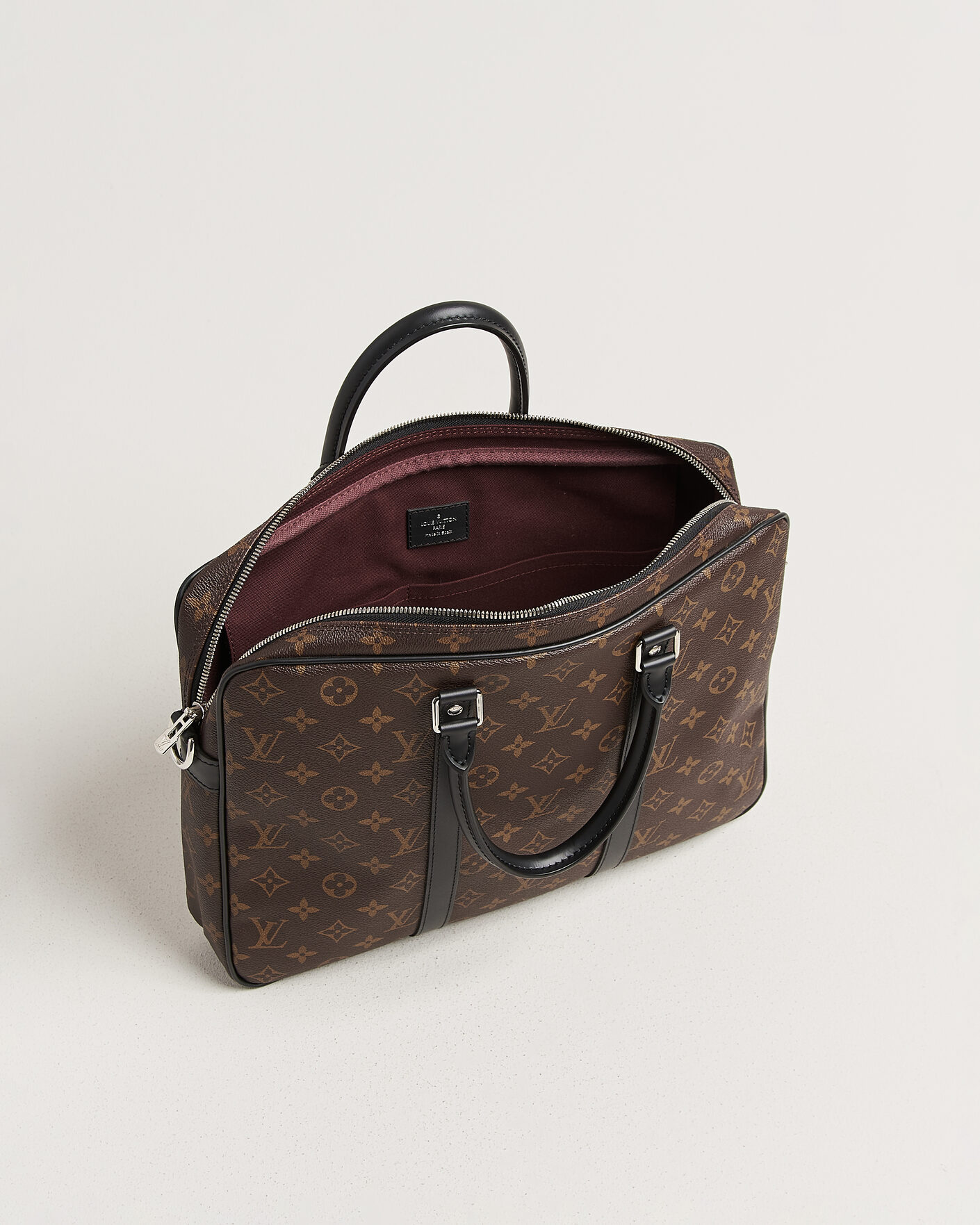 Homme | Pre-Owned & Vintage Bags | Louis Vuitton Pre-Owned | Porte-Documents Voyage Briefcase Monogram Macassar