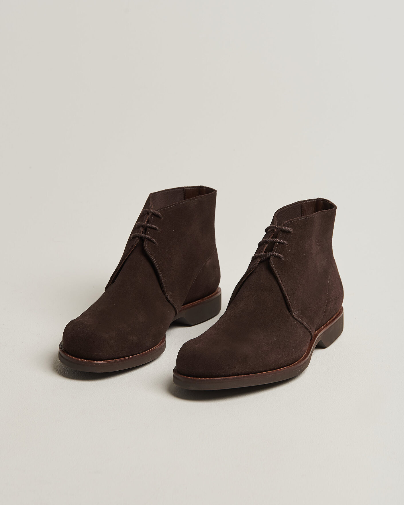 Homme | Bottes | Crockett & Jones | Unlined Chukka 4 Boot Dark Brown Suede