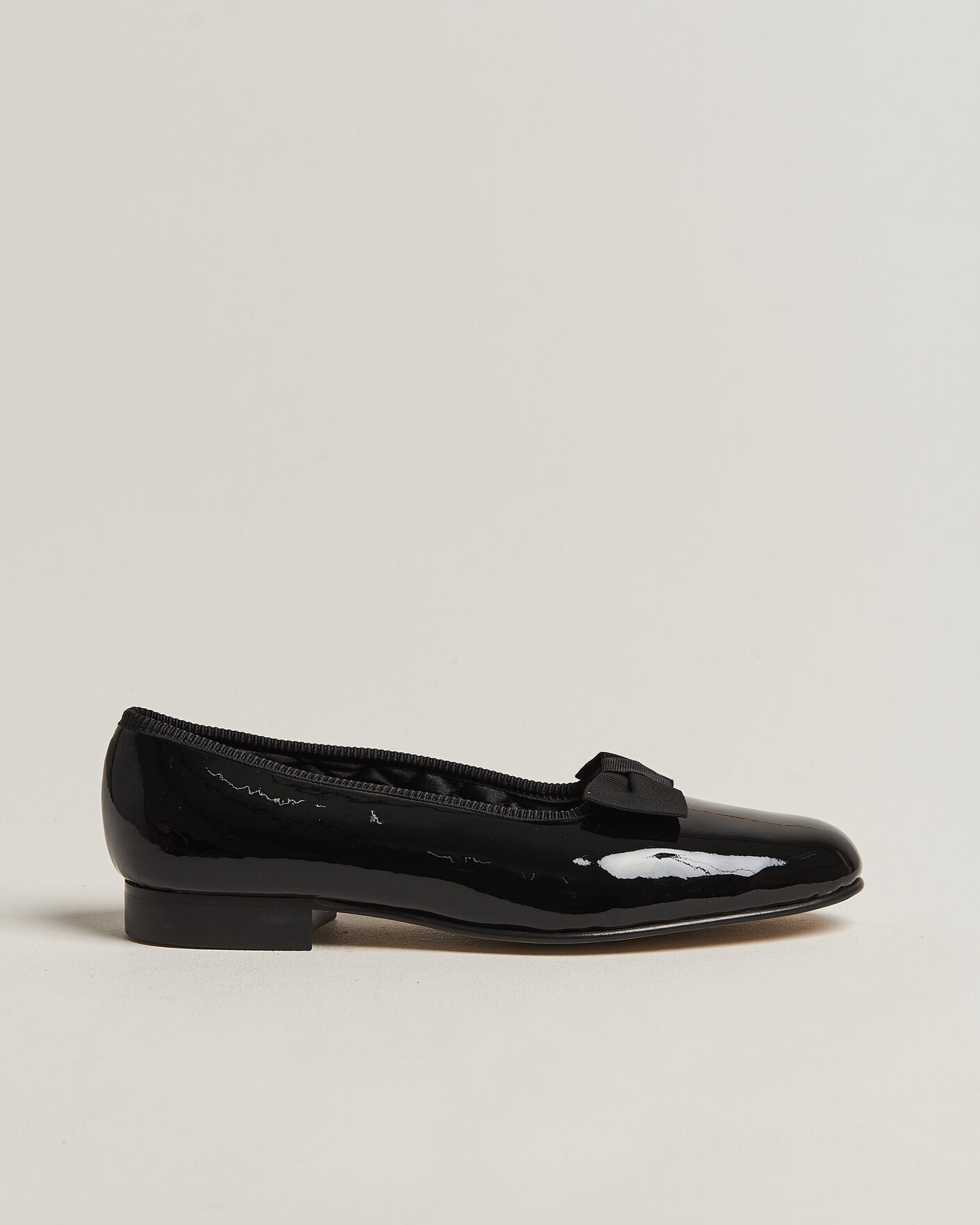 Homme | Chaussures En Cuir Verni | Bowhill & Elliott | Patent Opera Pump Black