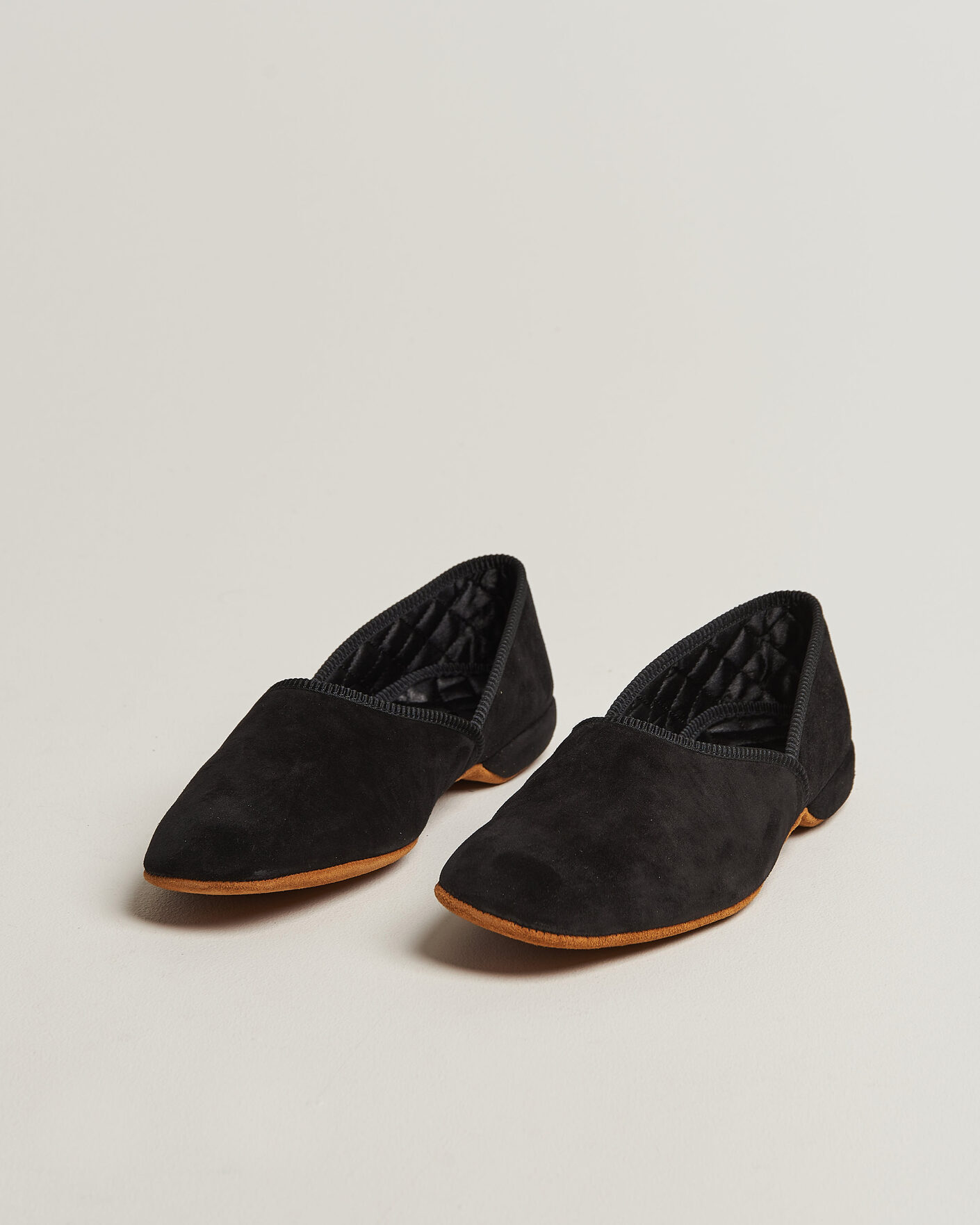 Homme | Sandales Et Mules | Bowhill & Elliott | Grecian Indoor Slippers Black Suede