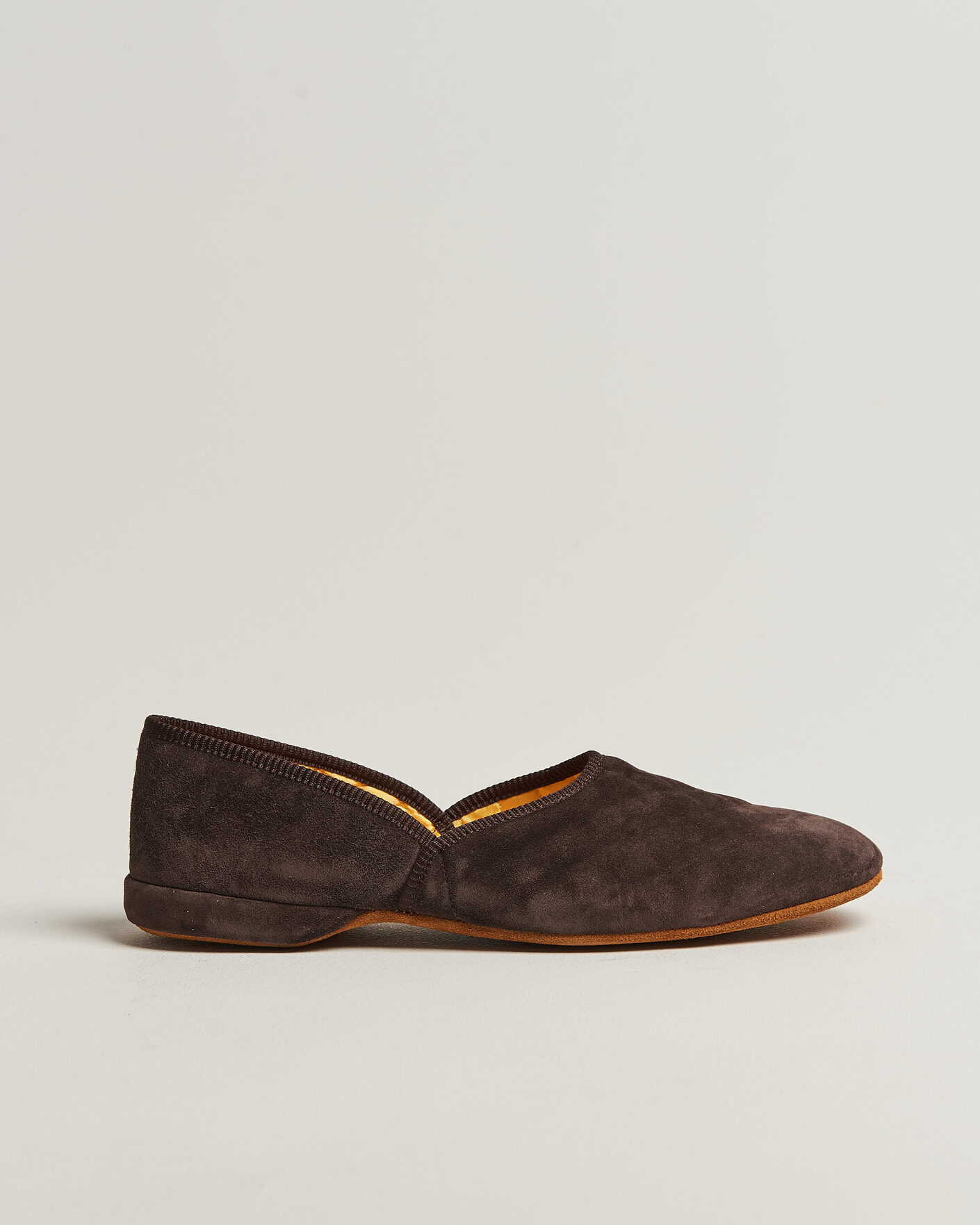Homme | Sandales Et Mules | Bowhill & Elliott | Grecian Indoor Slippers Chocolate Suede