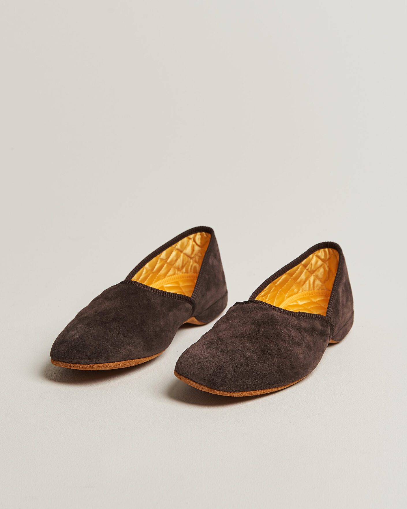 Homme | Sandales Et Mules | Bowhill & Elliott | Grecian Indoor Slippers Chocolate Suede