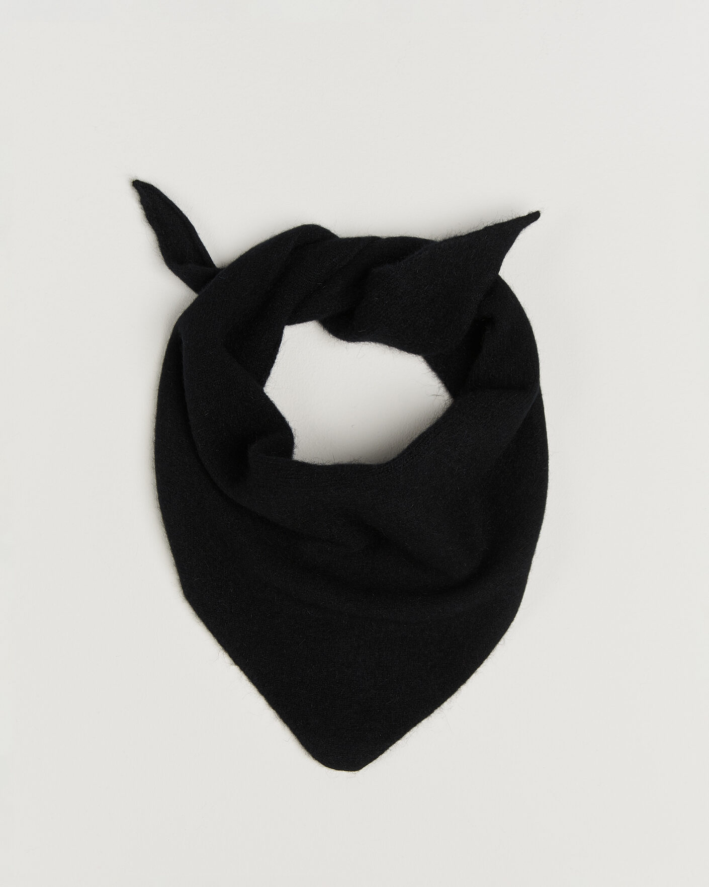 Homme | Écharpes | Le Bonnet | Lambswool/Caregora Bandana Onyx