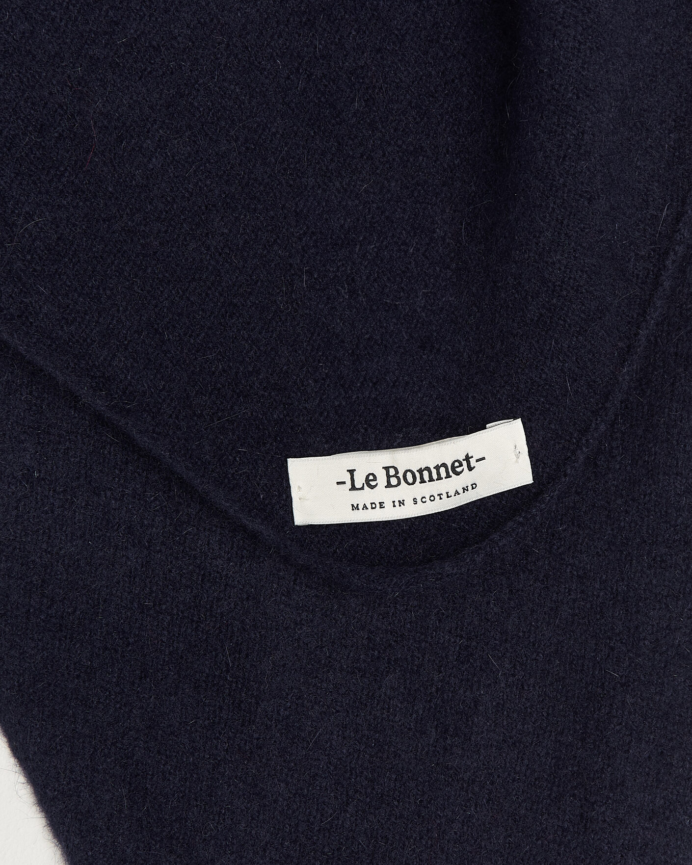 Homme | Écharpes | Le Bonnet | Lambswool/Caregora Bandana Midnight