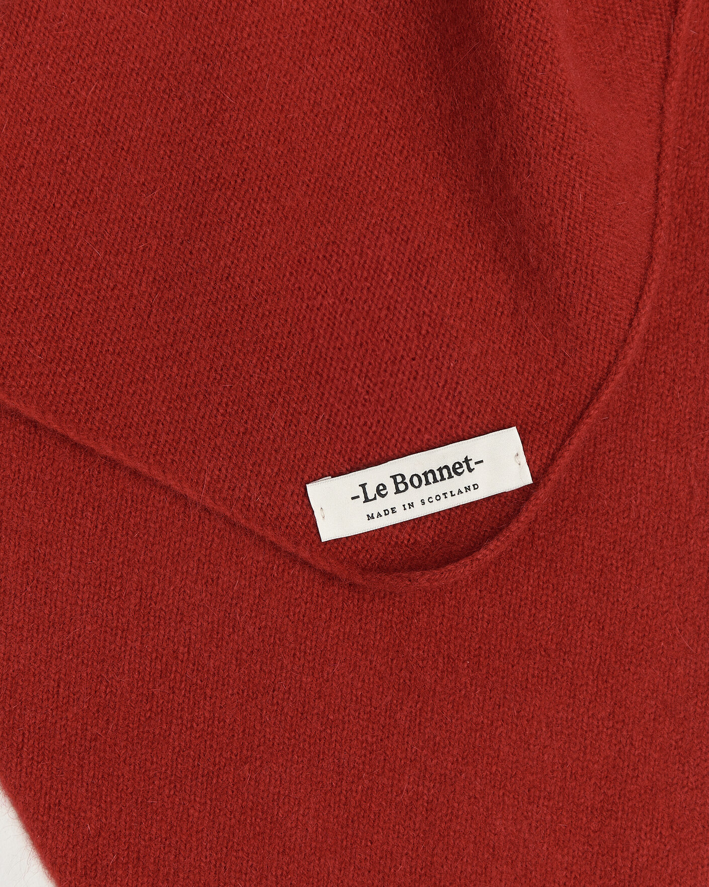Homme | Écharpes | Le Bonnet | Lambswool/Caregora Bandana Framboise
