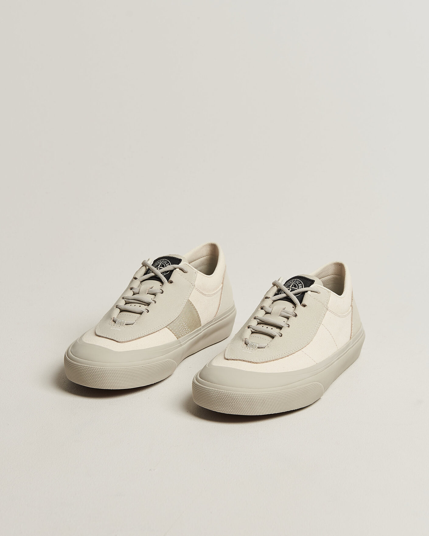 Homme | Baskets | Stone Island | Low Top Canvas Sneaker Ivory