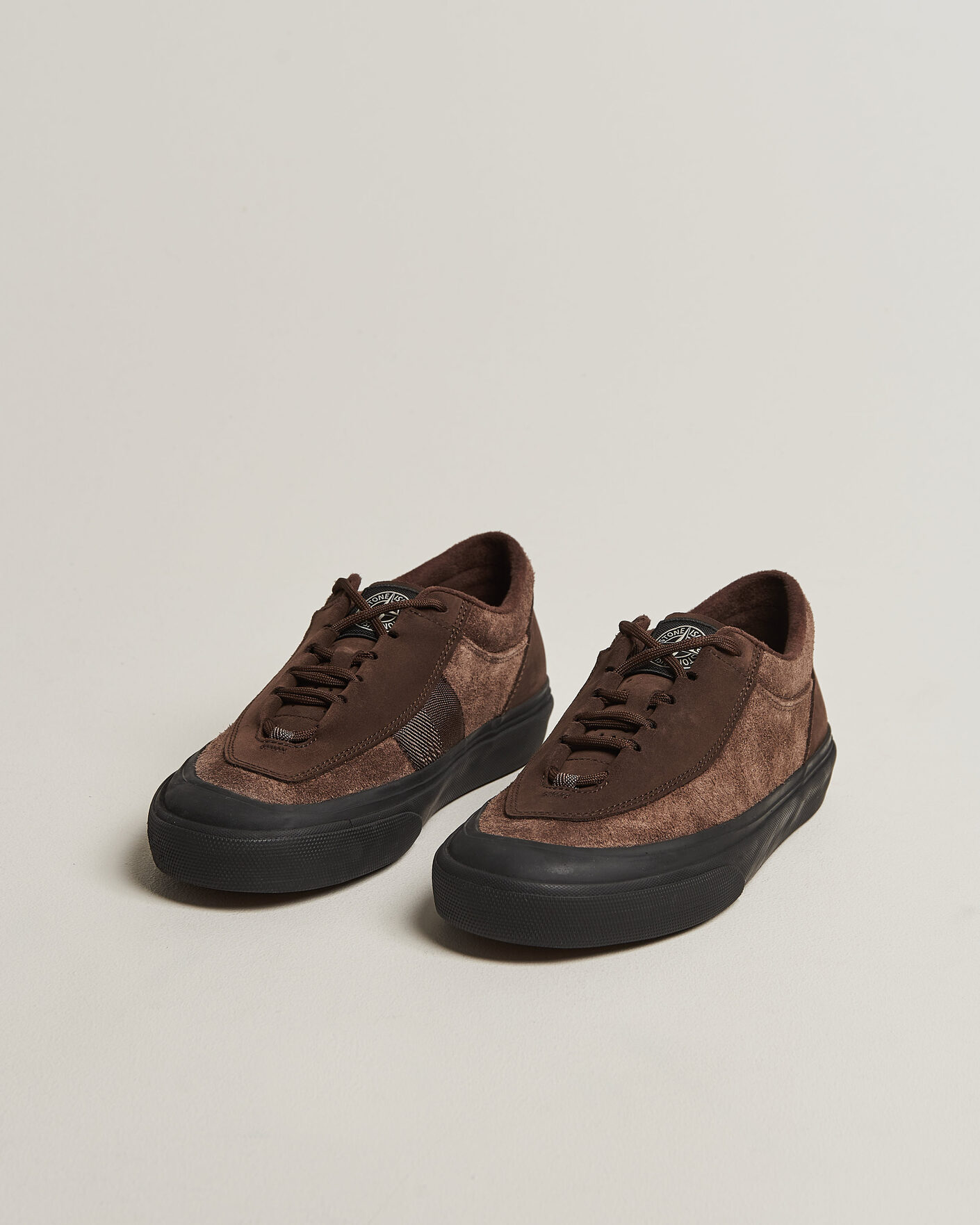 Homme | Baskets | Stone Island | Low Top Suede Sneaker Umber