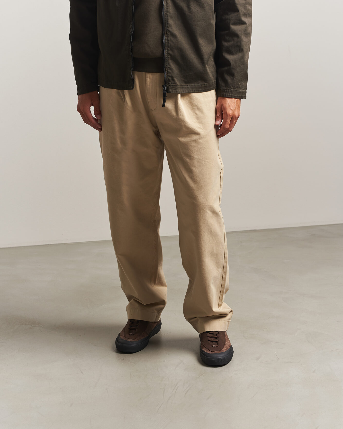 Homme | Baskets | Stone Island | Low Top Suede Sneaker Umber