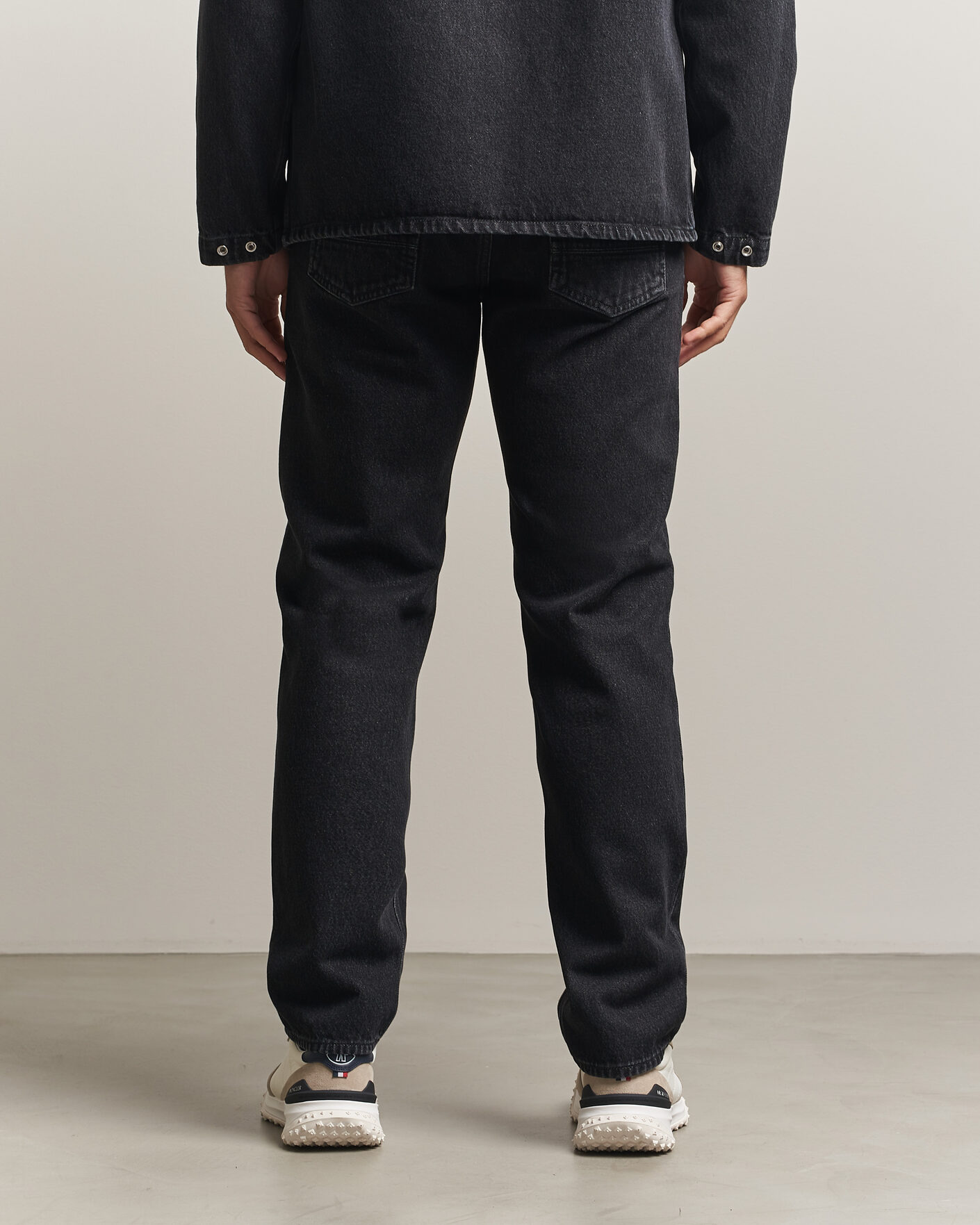 Homme | Jeans | Stone Island | Regular Straight Fit Jeans Black Medium Wash