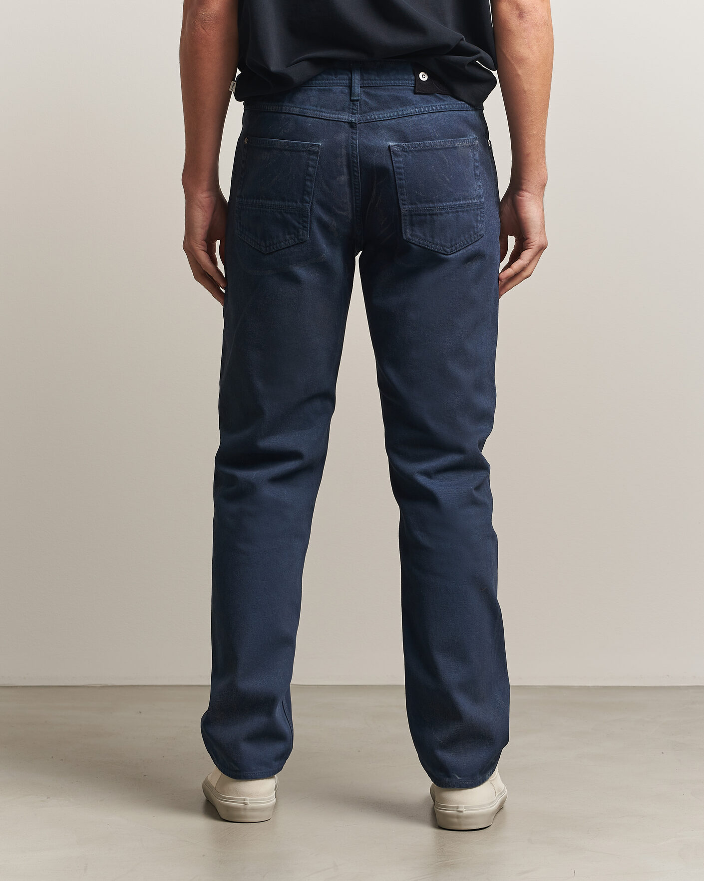 Homme | Jeans | Stone Island | Hand Sprayed Reflective Bull Denim Jeans Slate Blue