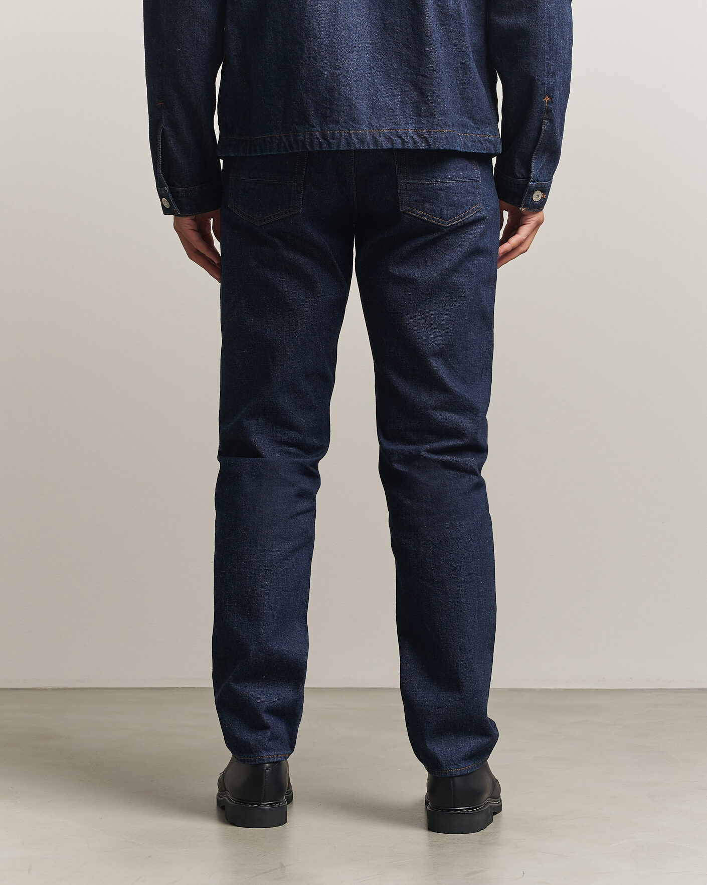 Homme | Jeans | Stone Island | Regular Straight Fit Indigo Jeans Blue Rinse