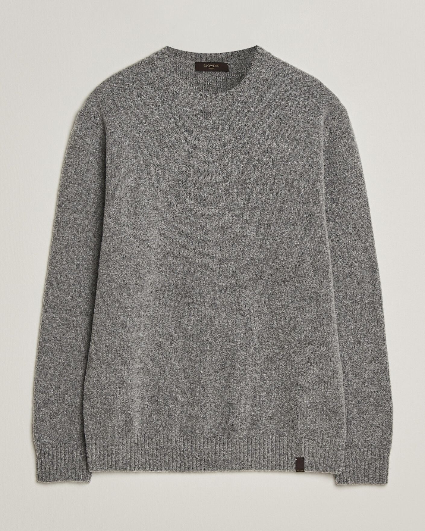 Homme | Pulls Et Tricots | Zanone | Wool Boucle Crew Neck Grey Melange