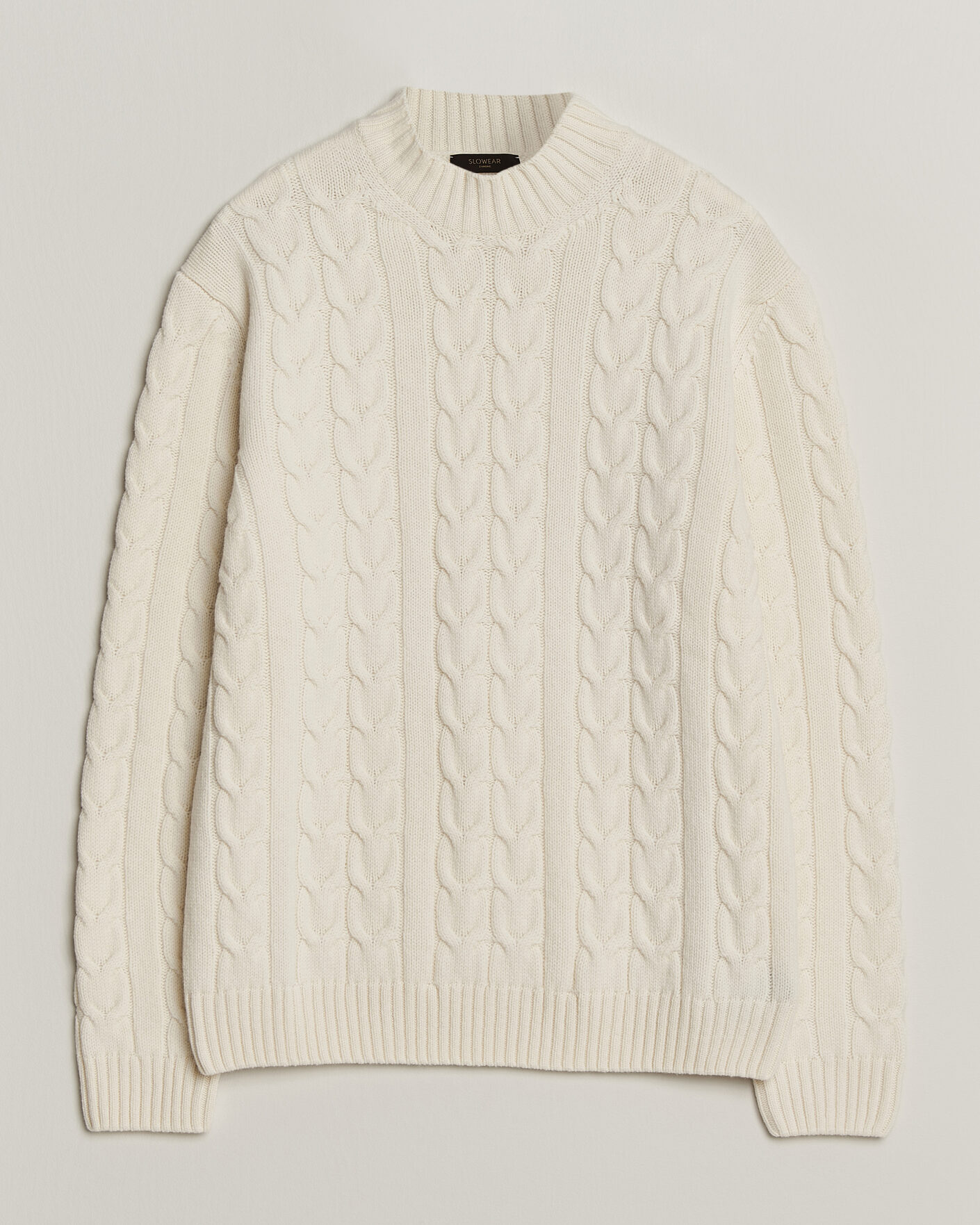 Homme | Pulls Et Tricots | Zanone | Double Cable Crew Neck Latte