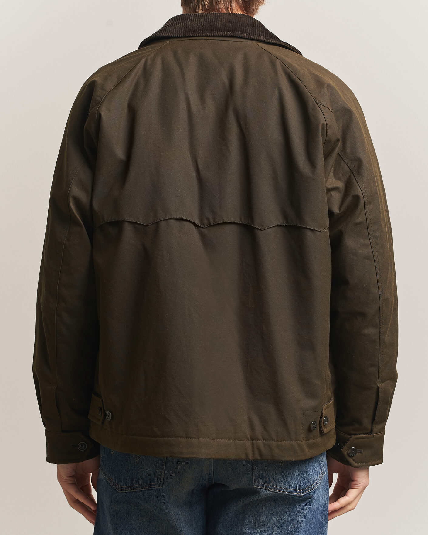 Homme | Manteaux Et Vestes | Baracuta | Waxed Sherling Lined Deck Jacket Deep Moss