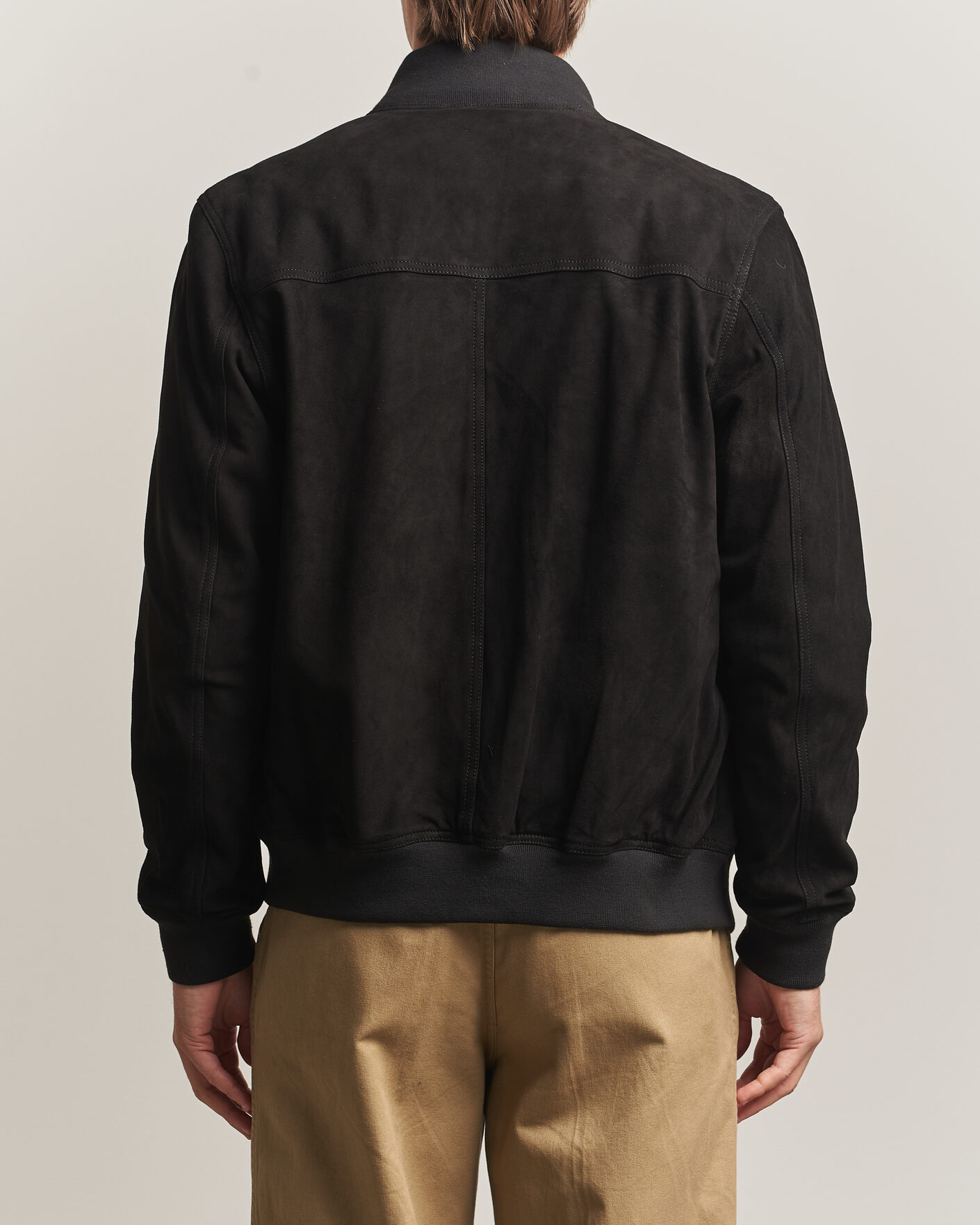 Homme | Manteaux Et Vestes | Baracuta | Suede Blouson Jacket Black