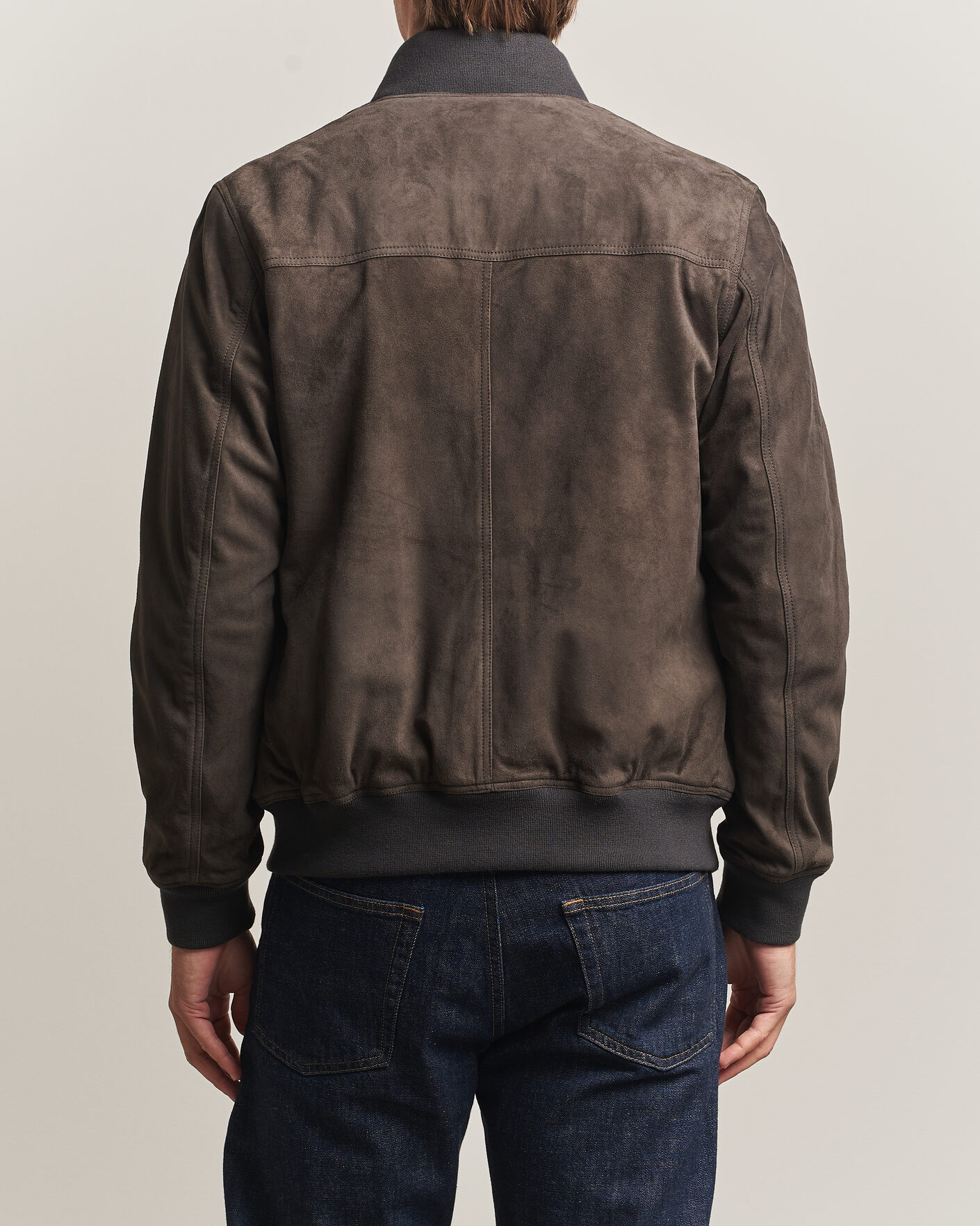 Homme | Manteaux Et Vestes | Baracuta | Suede Blouson Jacket December Sky