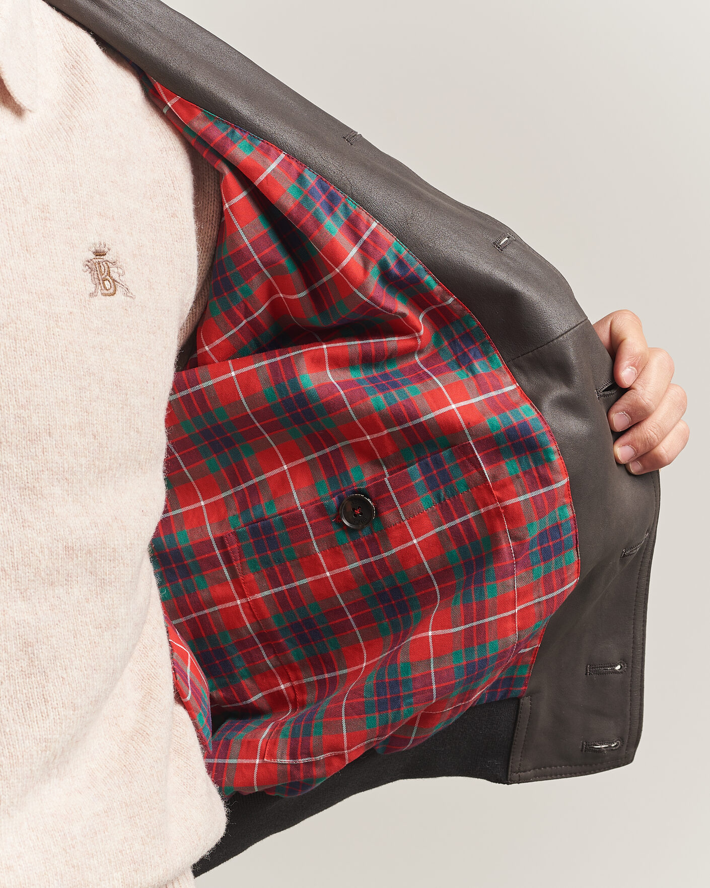 Homme | Manteaux Et Vestes | Baracuta | Suede Blouson Jacket December Sky
