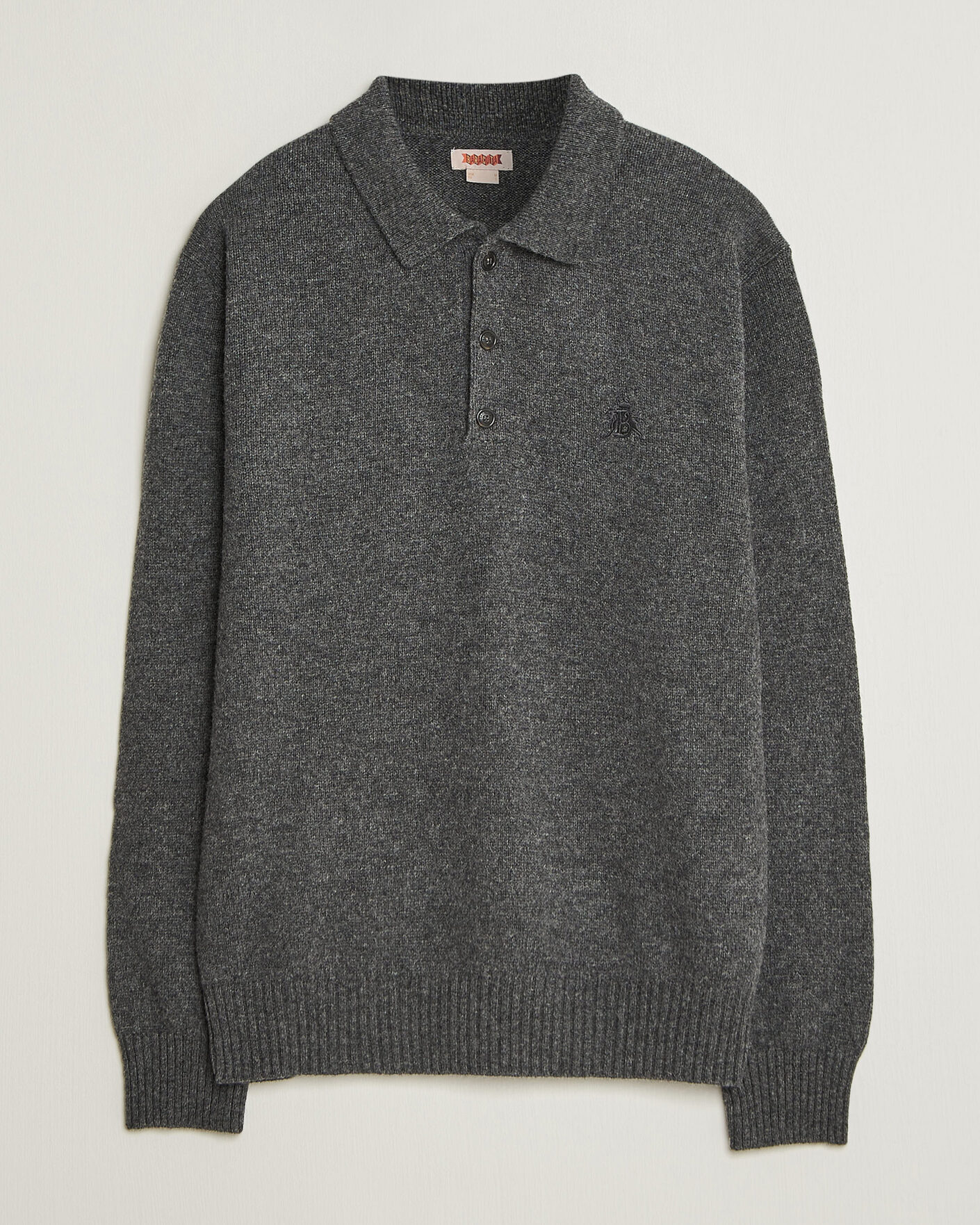 Homme | Pulls Et Tricots | Baracuta | Shetland Polo Mid Grey