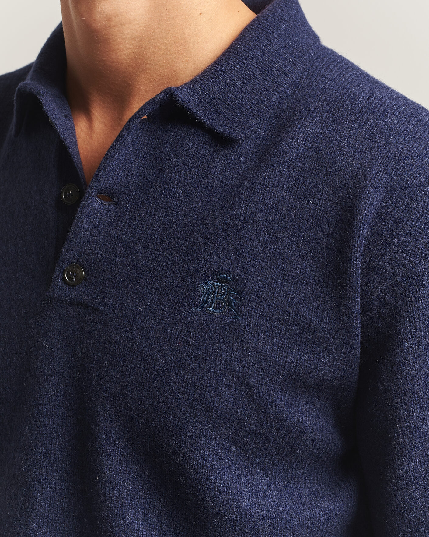 Homme | Pulls Et Tricots | Baracuta | Shetland Polo Navy