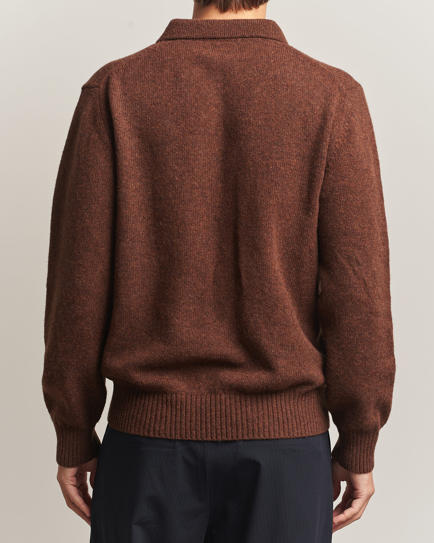 Homme | Pulls Et Tricots | Baracuta | Shetland Polo Slate Black