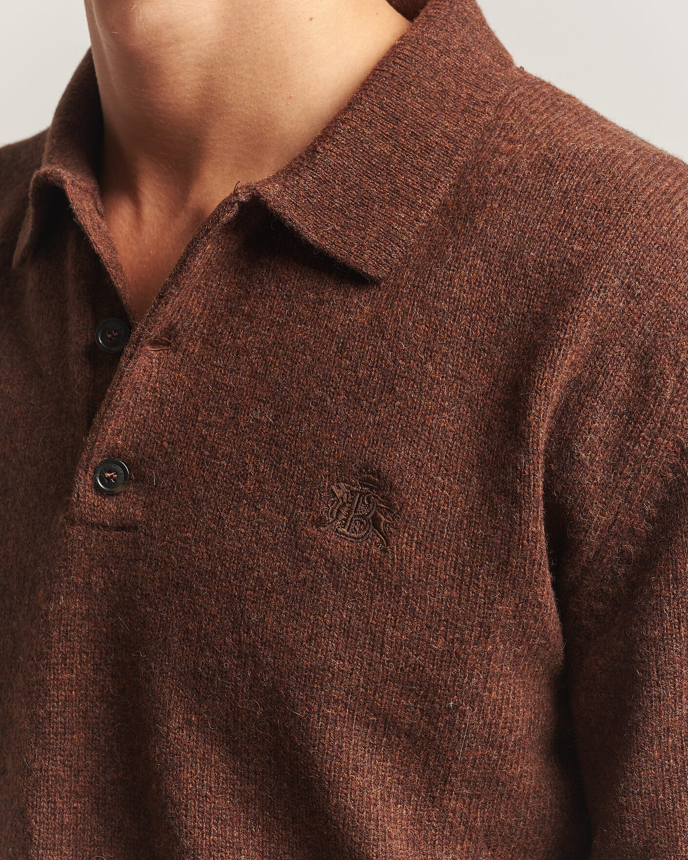 Homme | Pulls Et Tricots | Baracuta | Shetland Polo Slate Black