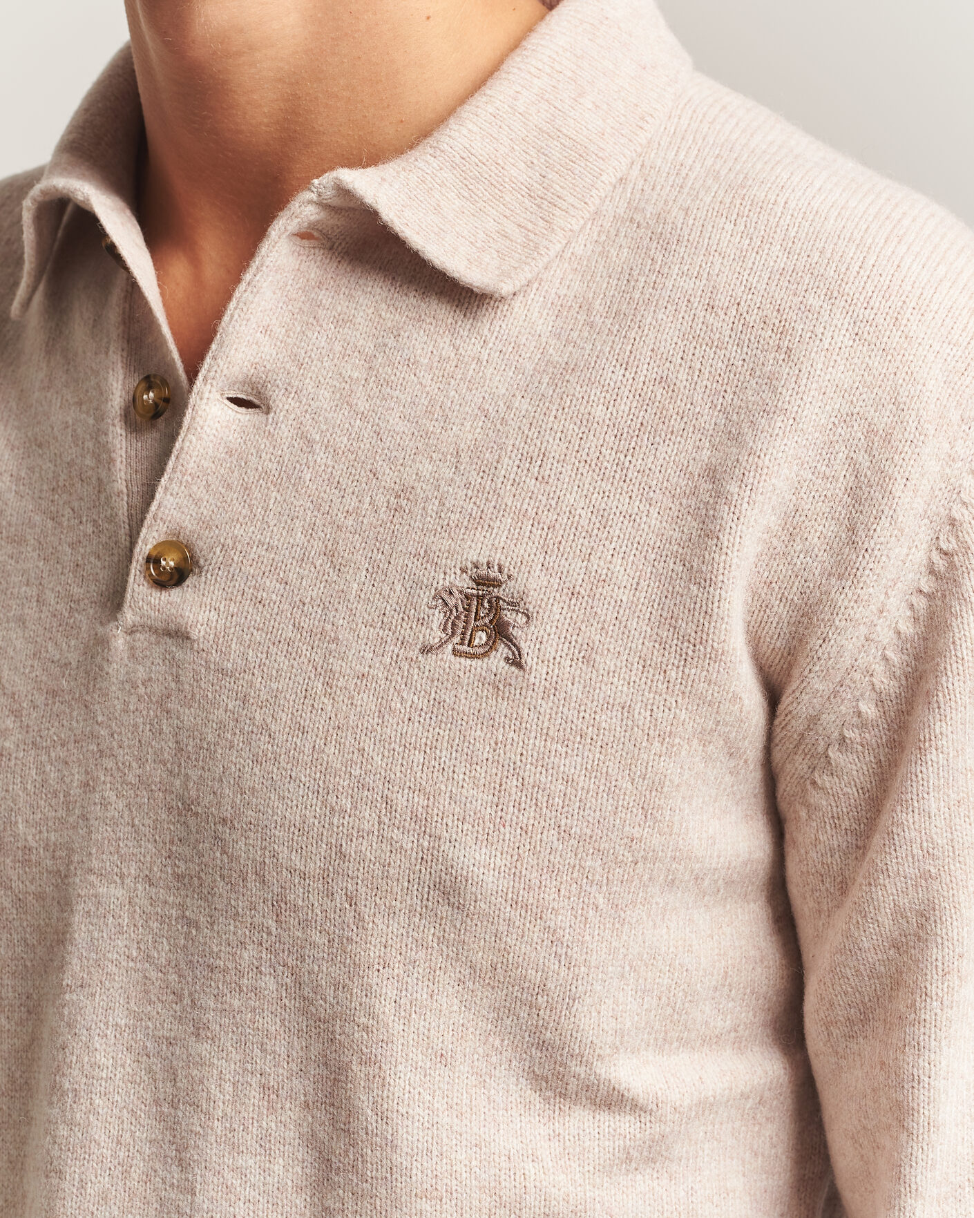 Homme | Pulls Et Tricots | Baracuta | Shetland Polo Antique White