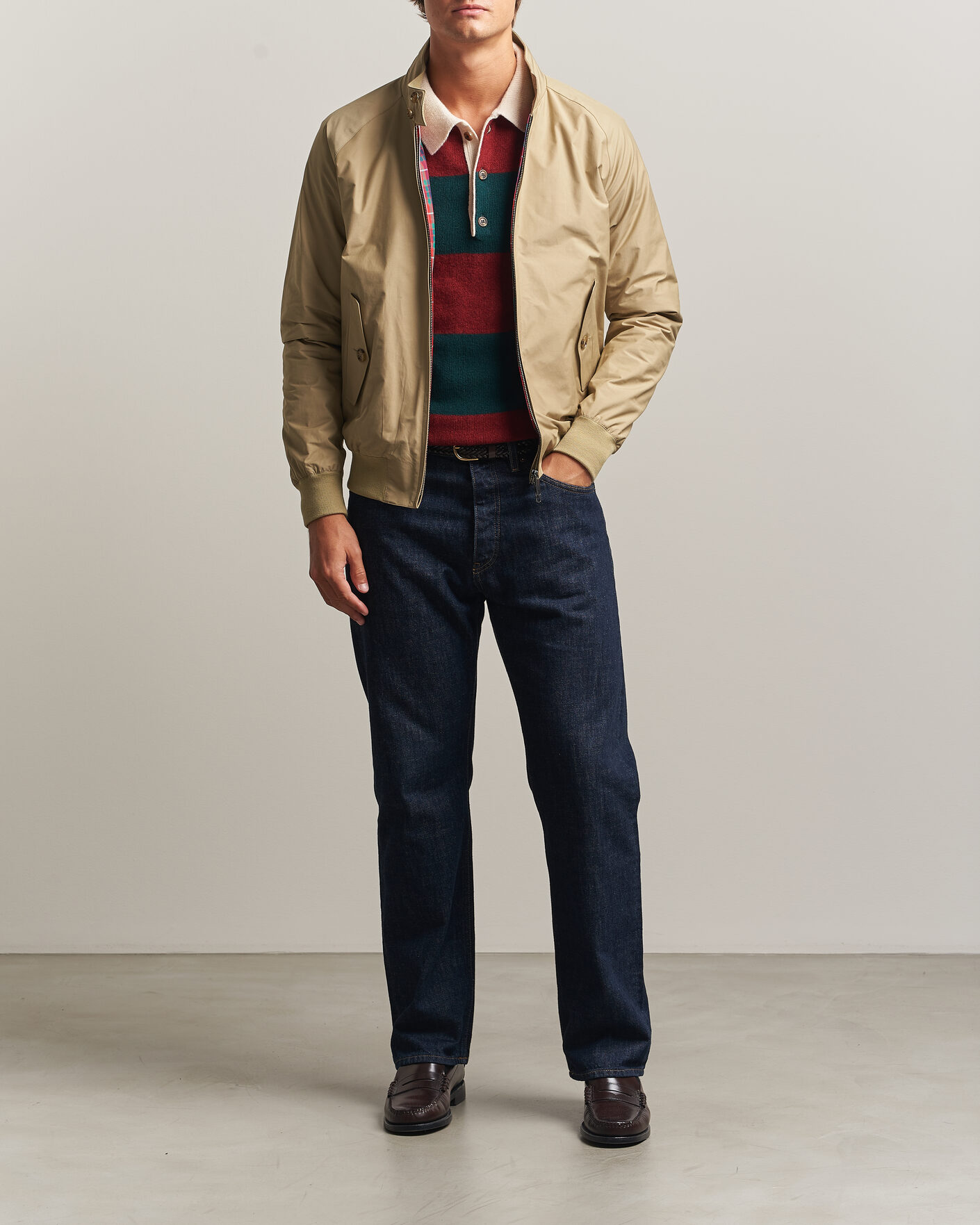 Homme | Manteaux Et Vestes | Baracuta | G9 Original Harrington Jacket Natural