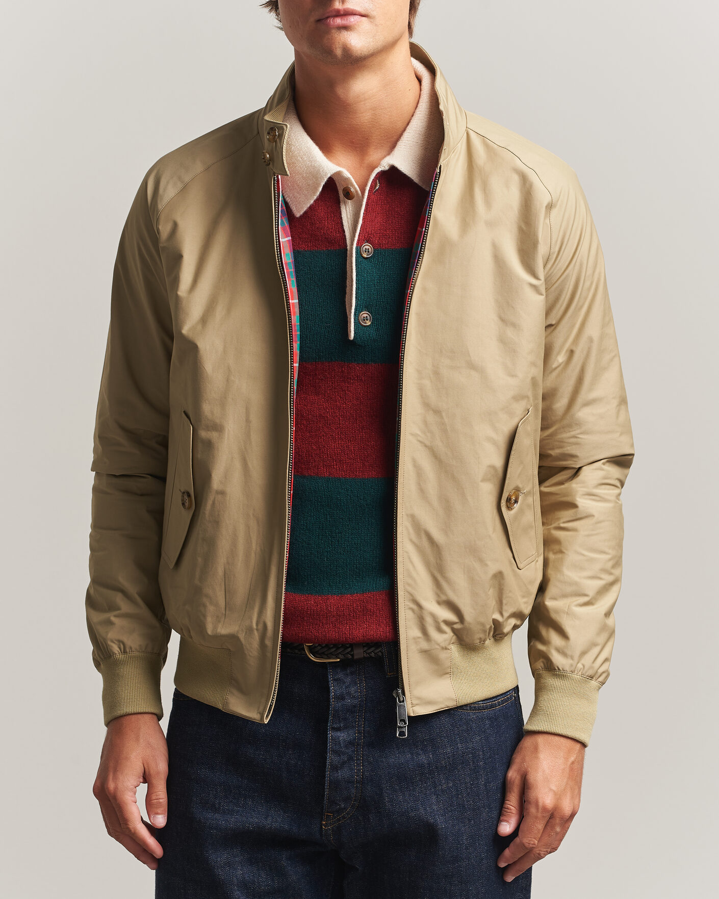 Homme | Manteaux Et Vestes | Baracuta | G9 Original Harrington Jacket Natural
