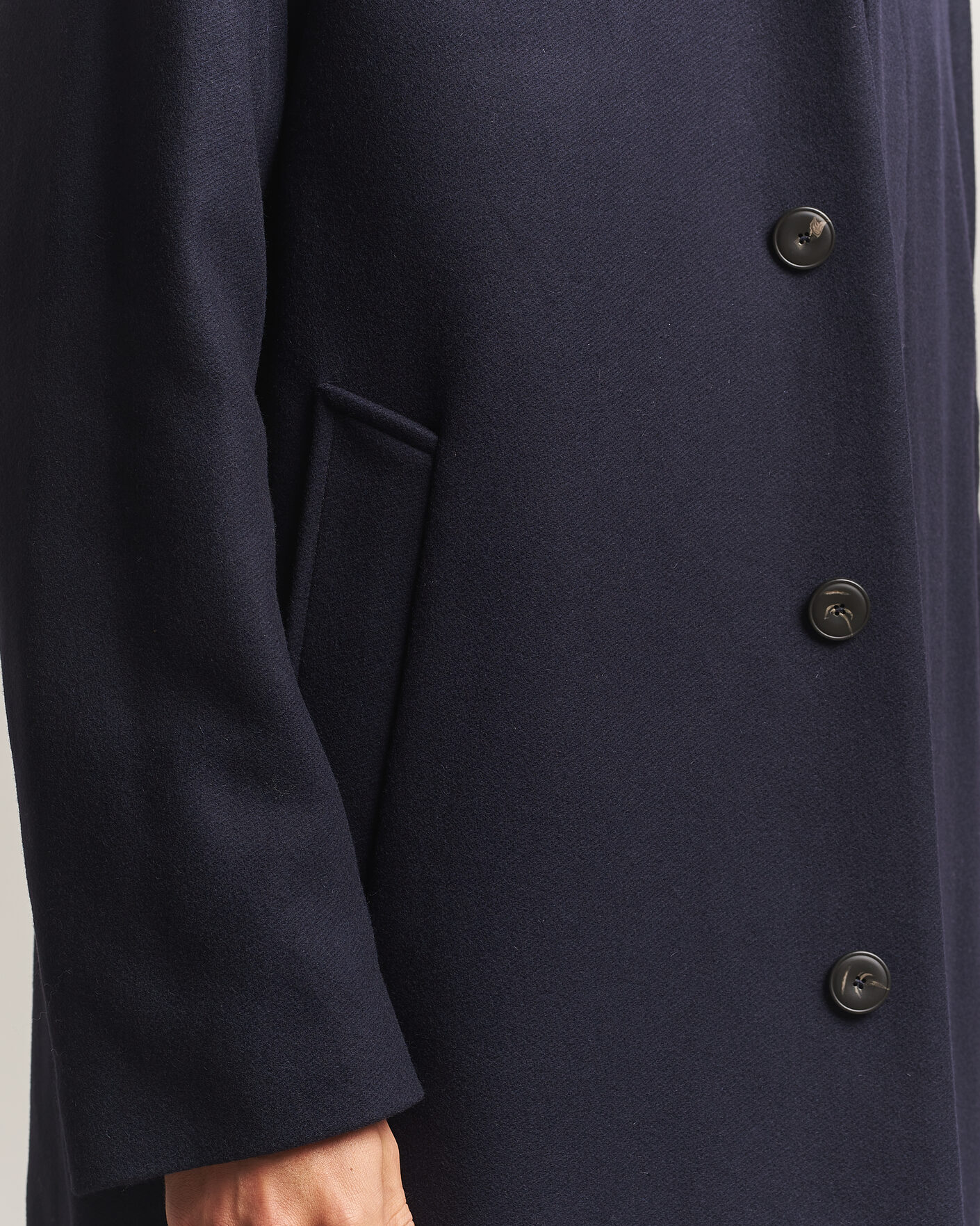 Homme | Manteaux Et Vestes | Sunflower | Wool Blend Winter Coat Navy