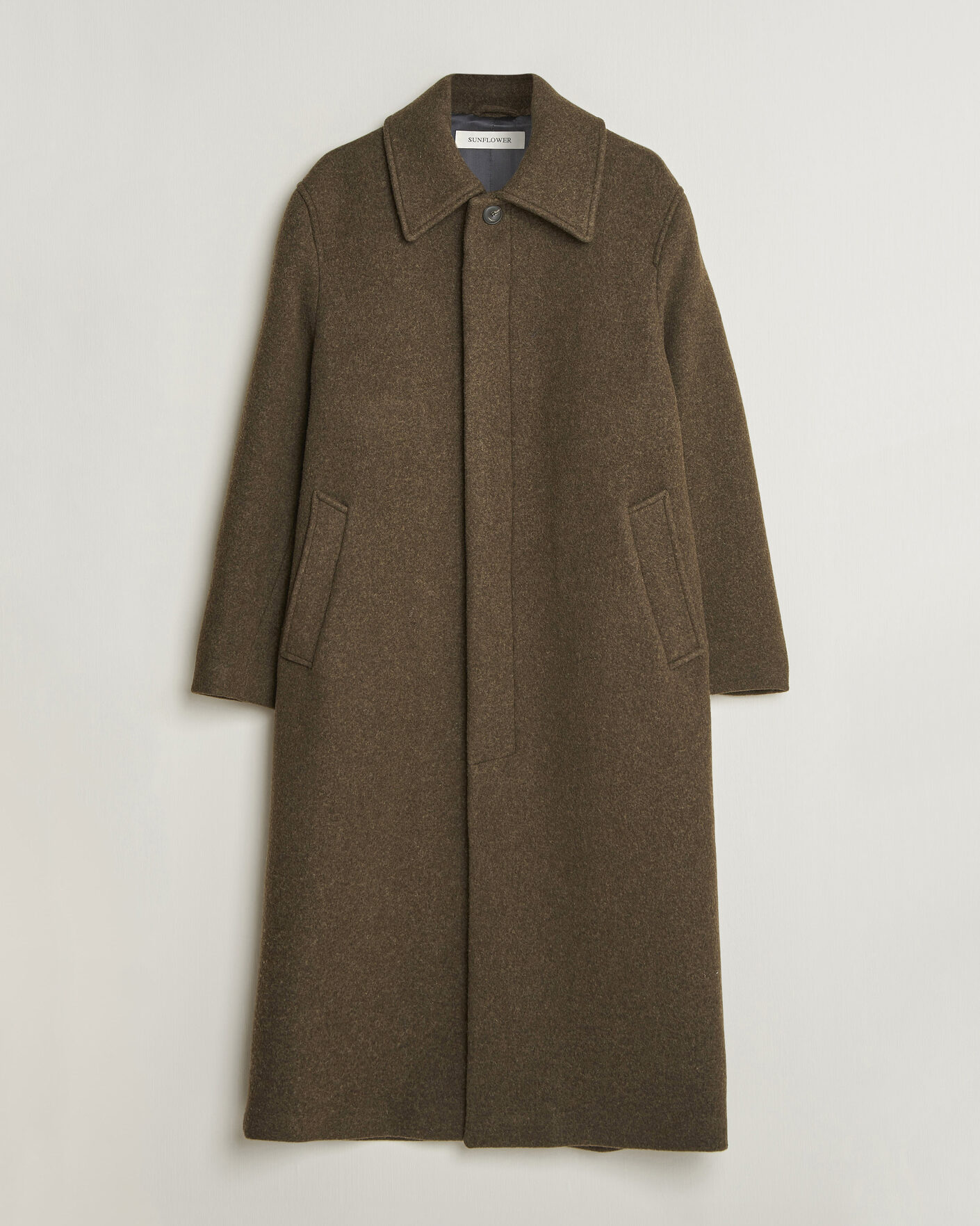 Homme | Manteaux Et Vestes | Sunflower | Wool Blend Winter Coat Green Moss