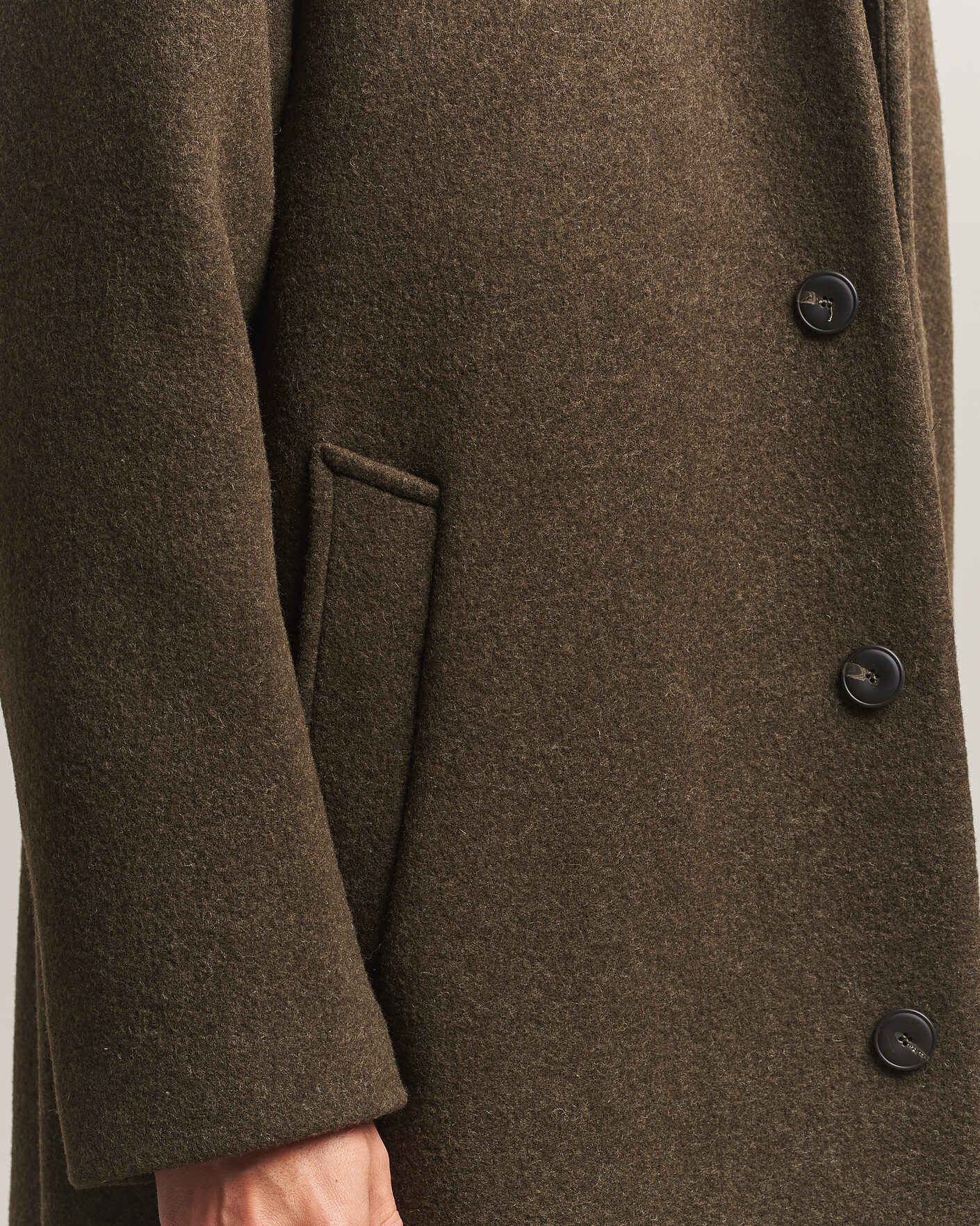 Homme | Manteaux Et Vestes | Sunflower | Wool Blend Winter Coat Green Moss