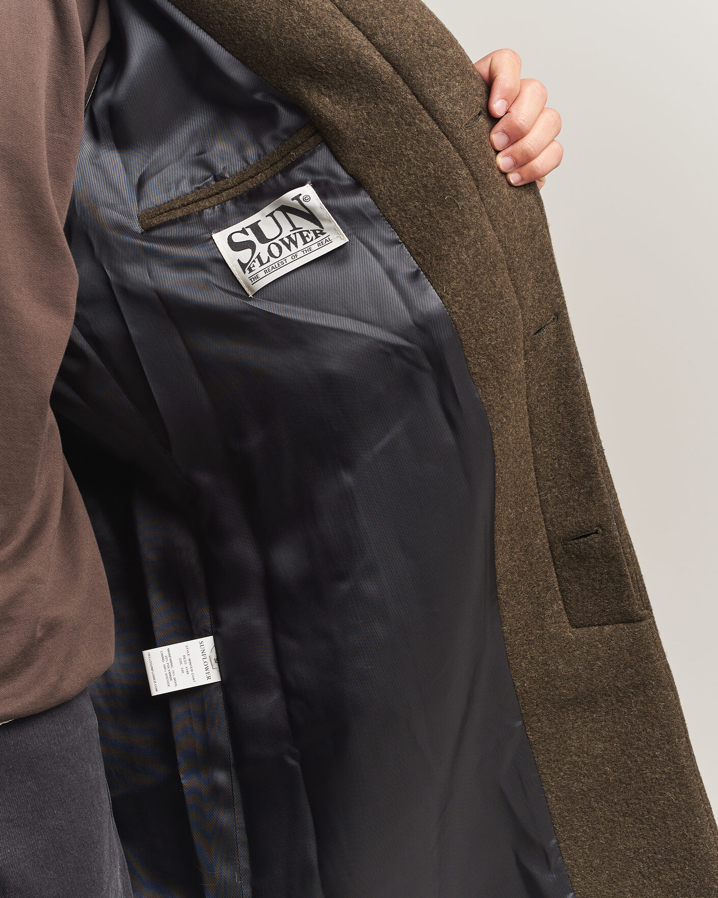 Homme | Manteaux Et Vestes | Sunflower | Wool Blend Winter Coat Green Moss