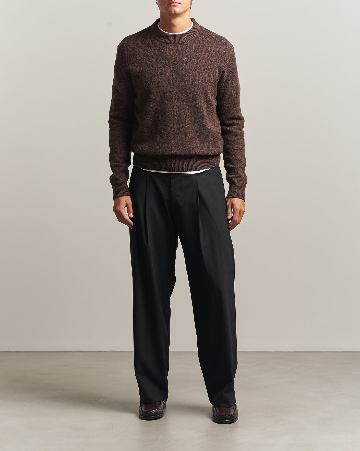 Homme | Pulls Et Tricots | Sunflower | Moon Merino Sweater Brown
