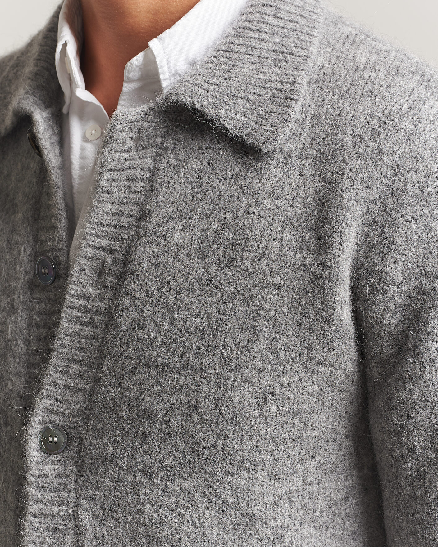 Homme | Pulls Et Tricots | Sunflower | Alpacka Cardigan Grey Melange