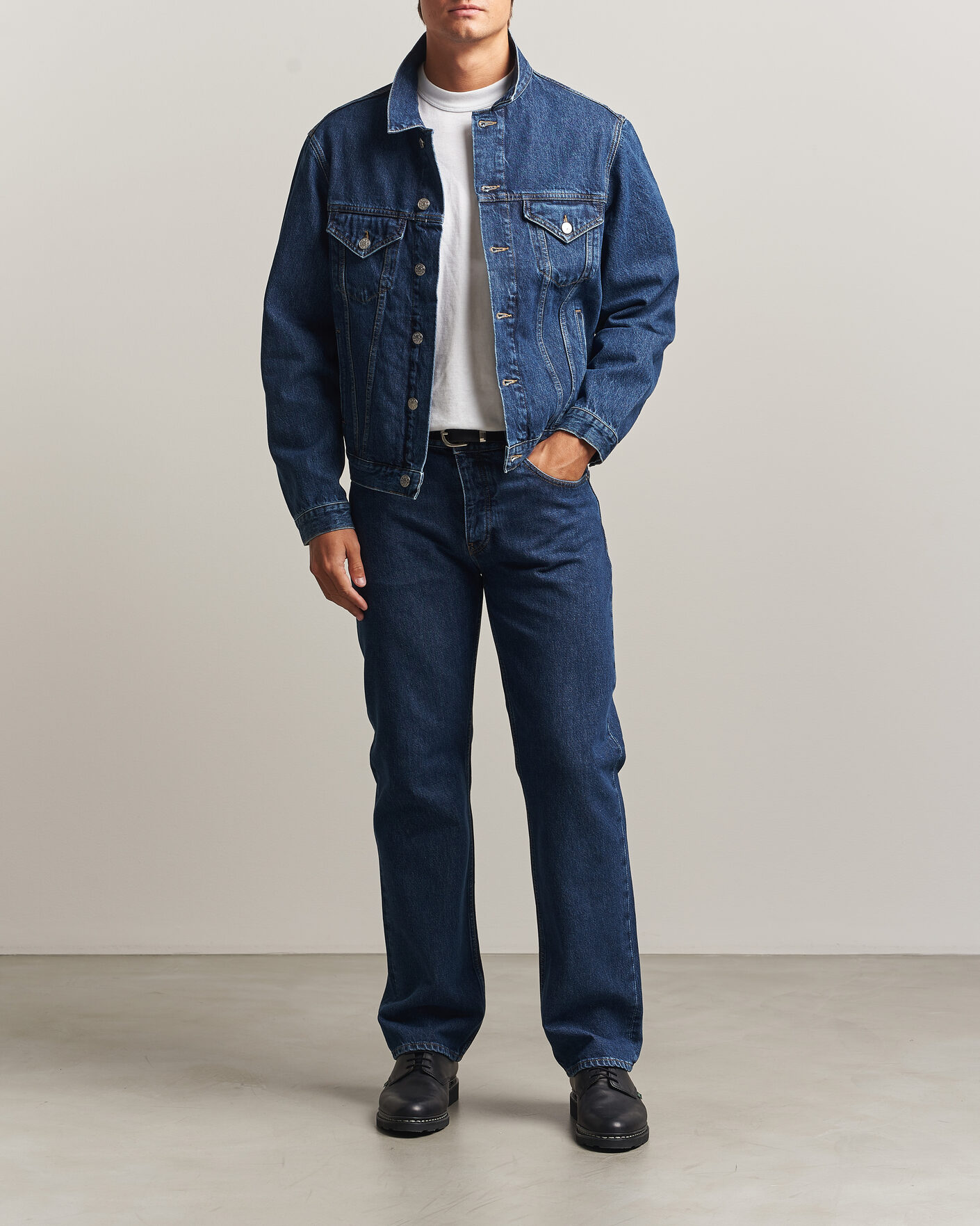 Homme | Jeans | Sunflower | Low Straight Jeans Blue Wash
