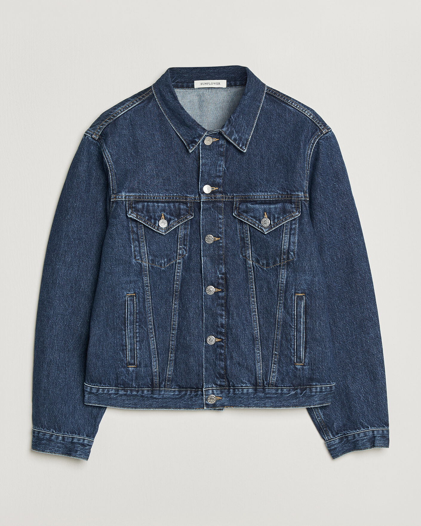 Homme | Manteaux Et Vestes | Sunflower | Trucker Denim Jacket Blue Wash