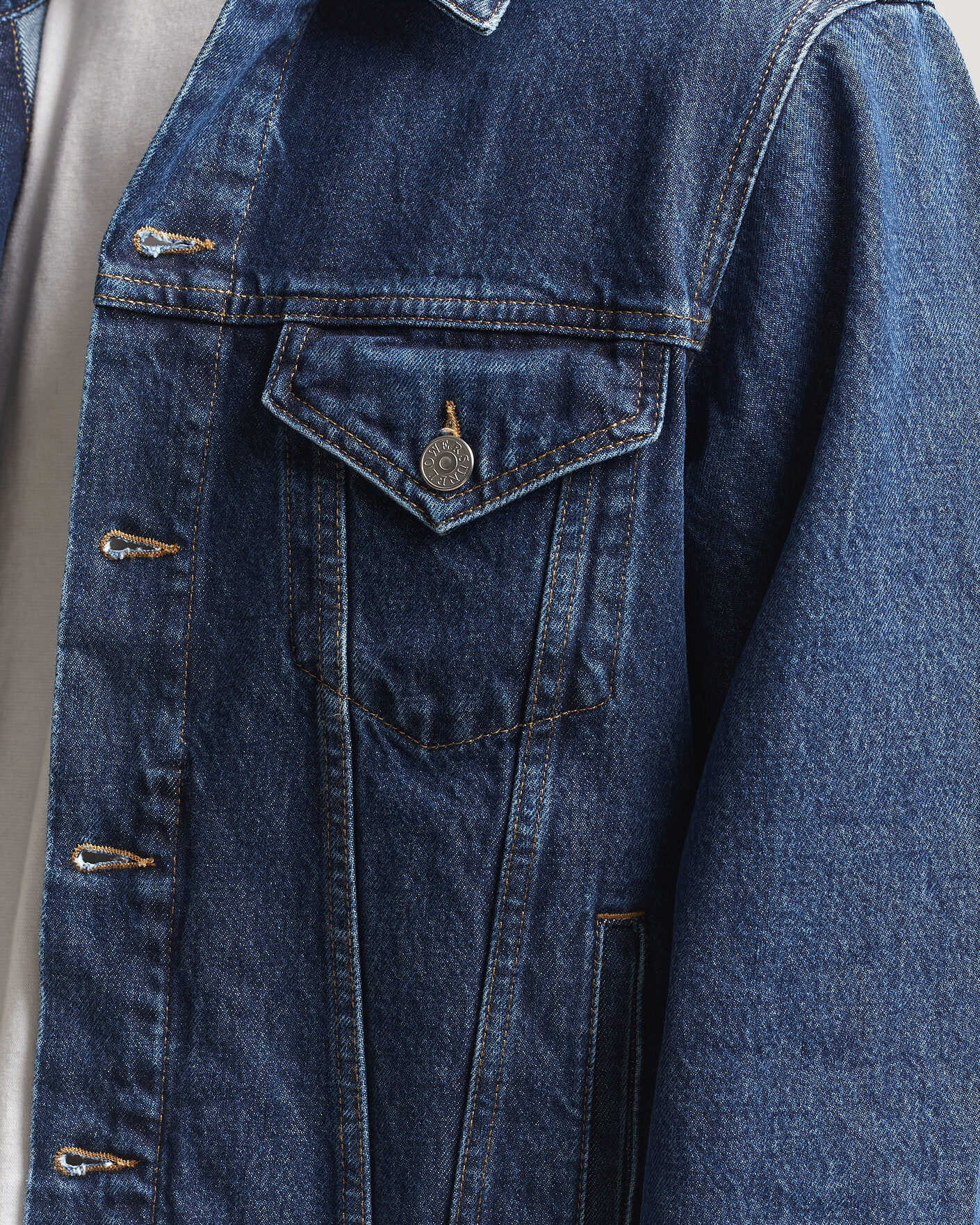 Homme | Manteaux Et Vestes | Sunflower | Trucker Denim Jacket Blue Wash