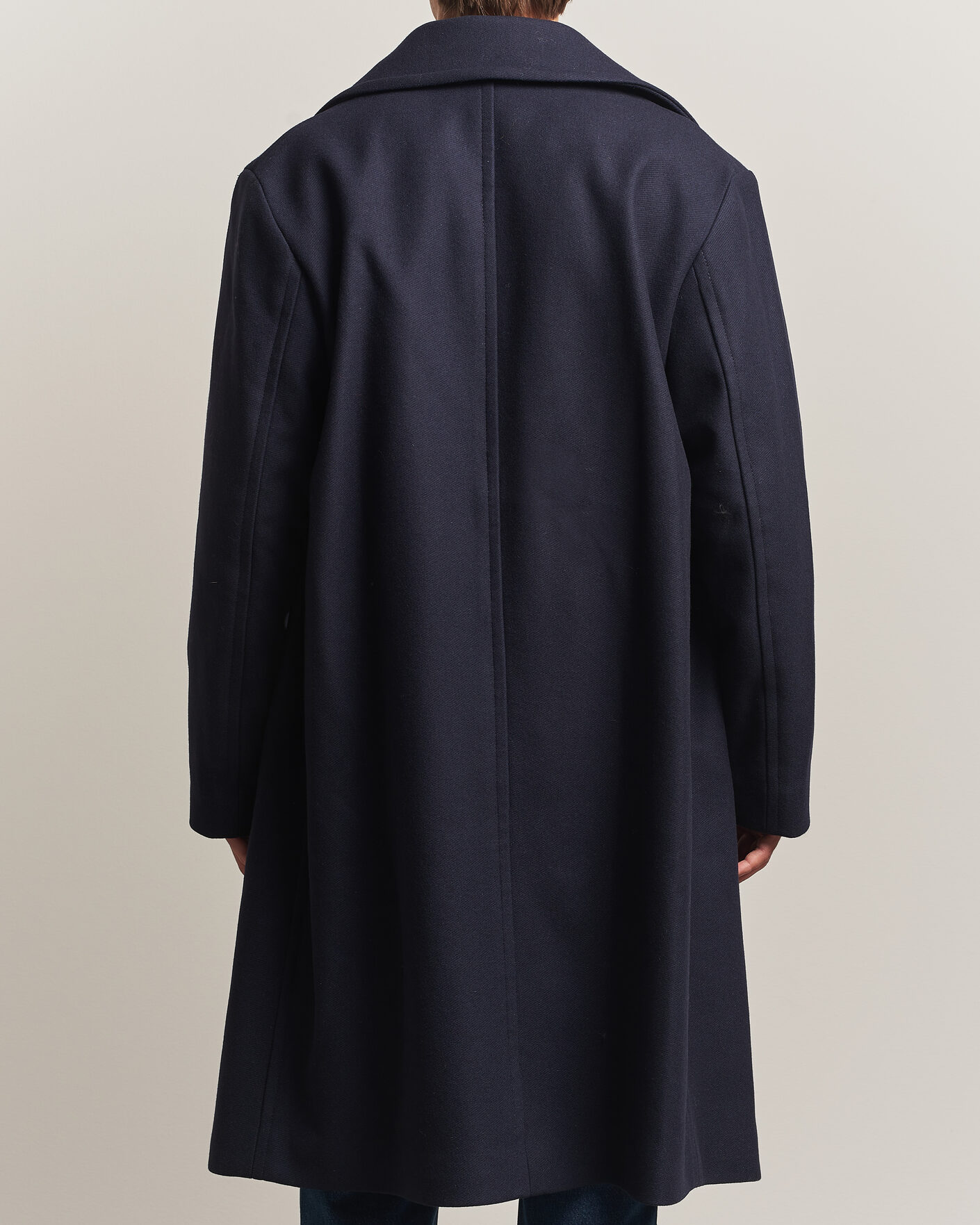 Homme | Manteaux Et Vestes | Sunflower | Double Breasted Wool Blend Coat Navy