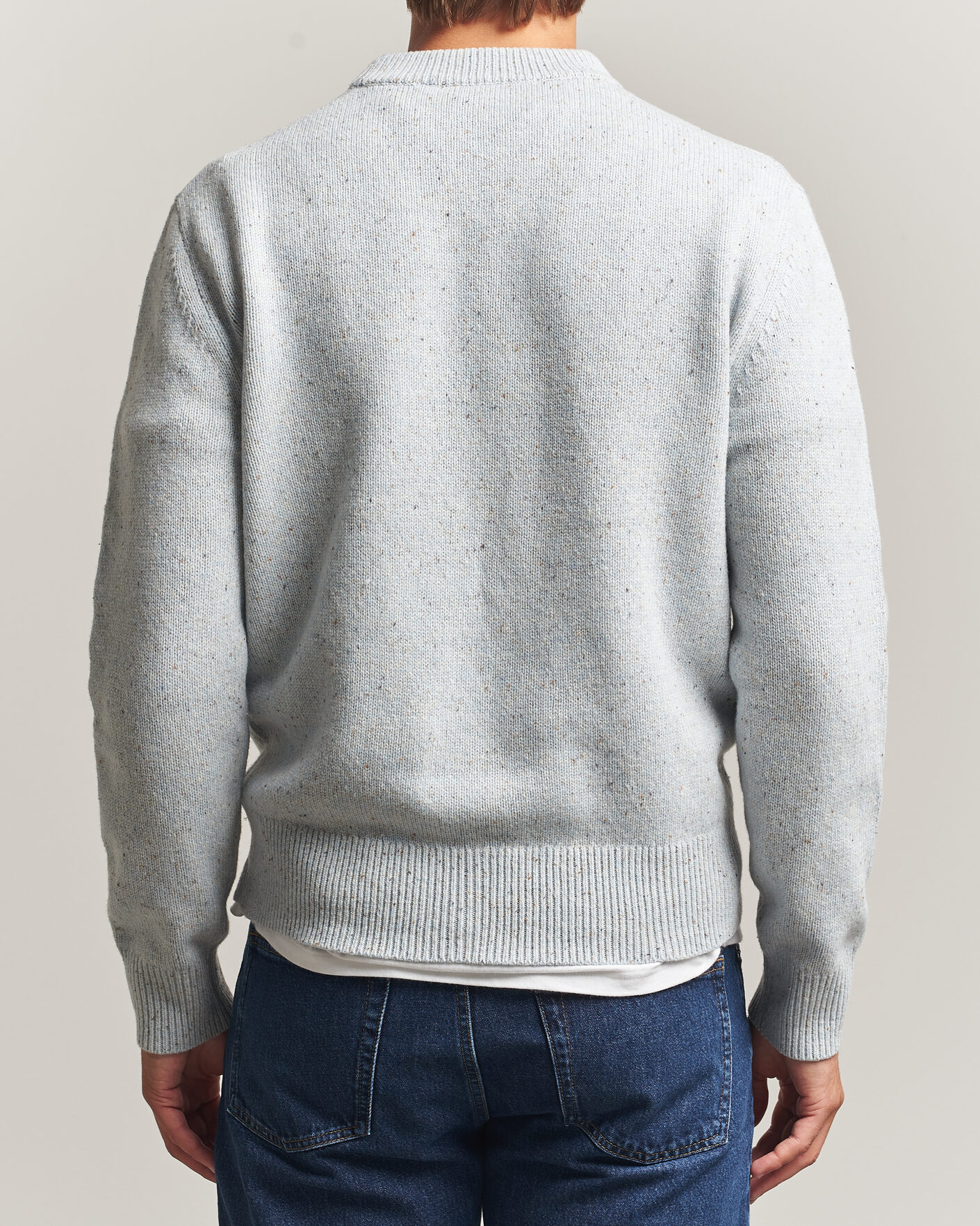 Homme | Pulls Et Tricots | Sunflower | Moon Donegal Sweater Light Blue