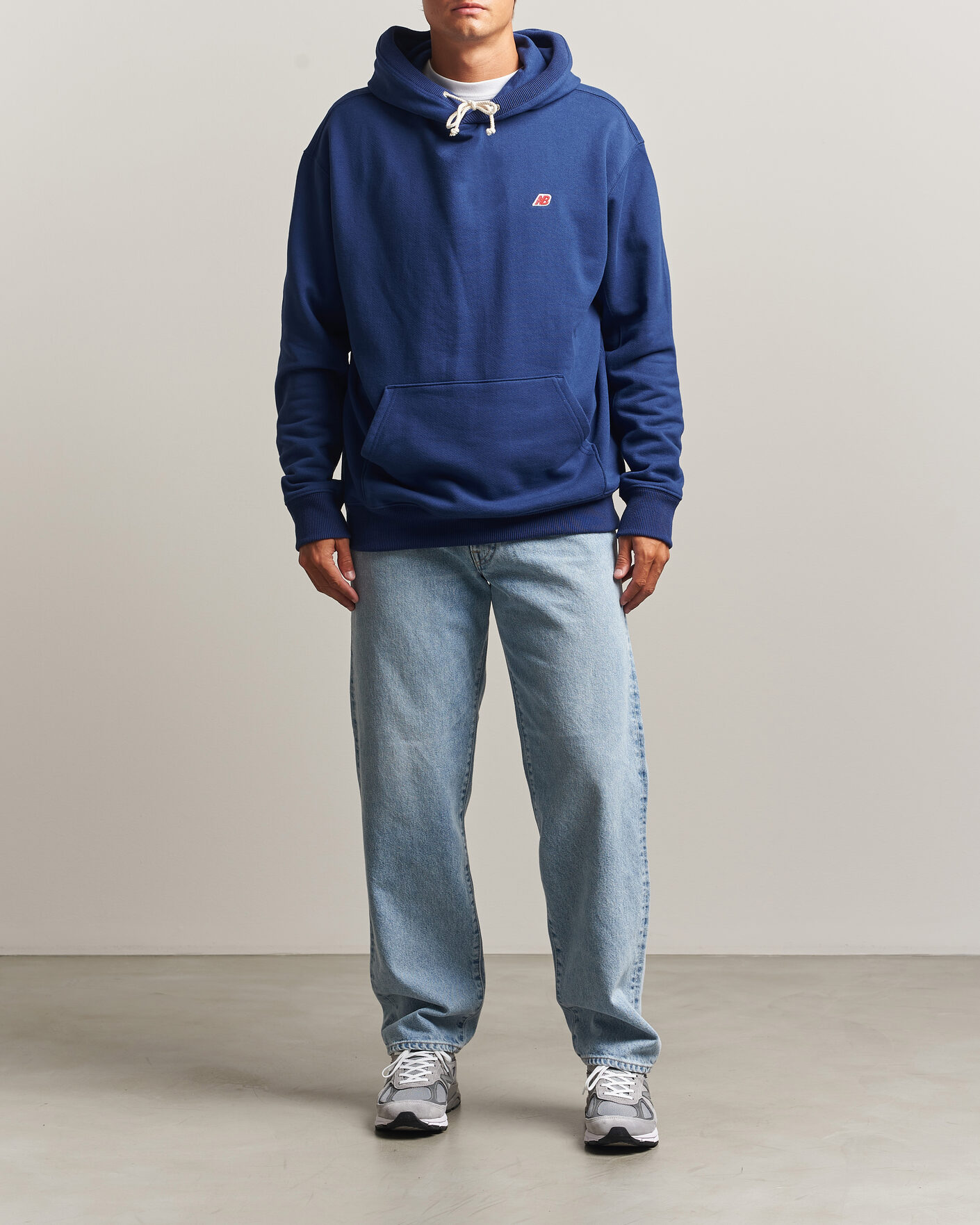 Homme | Pulls Et Tricots | New Balance Made In US & UK | New Balance Made in Made In USA Core Hoodie Blue Oyster