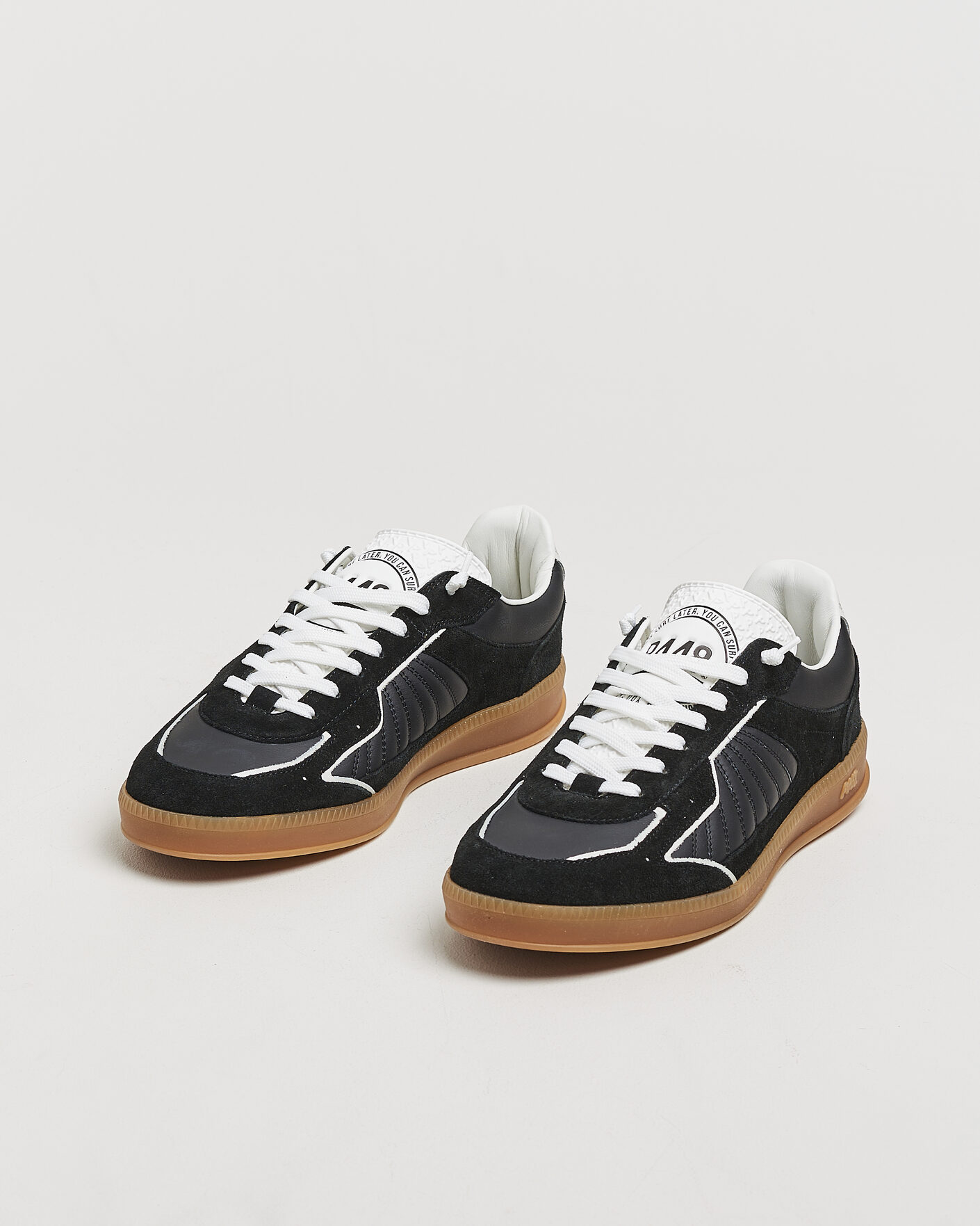 Homme | Baskets | P448 | Marte Leather/Suede Sneaker Black
