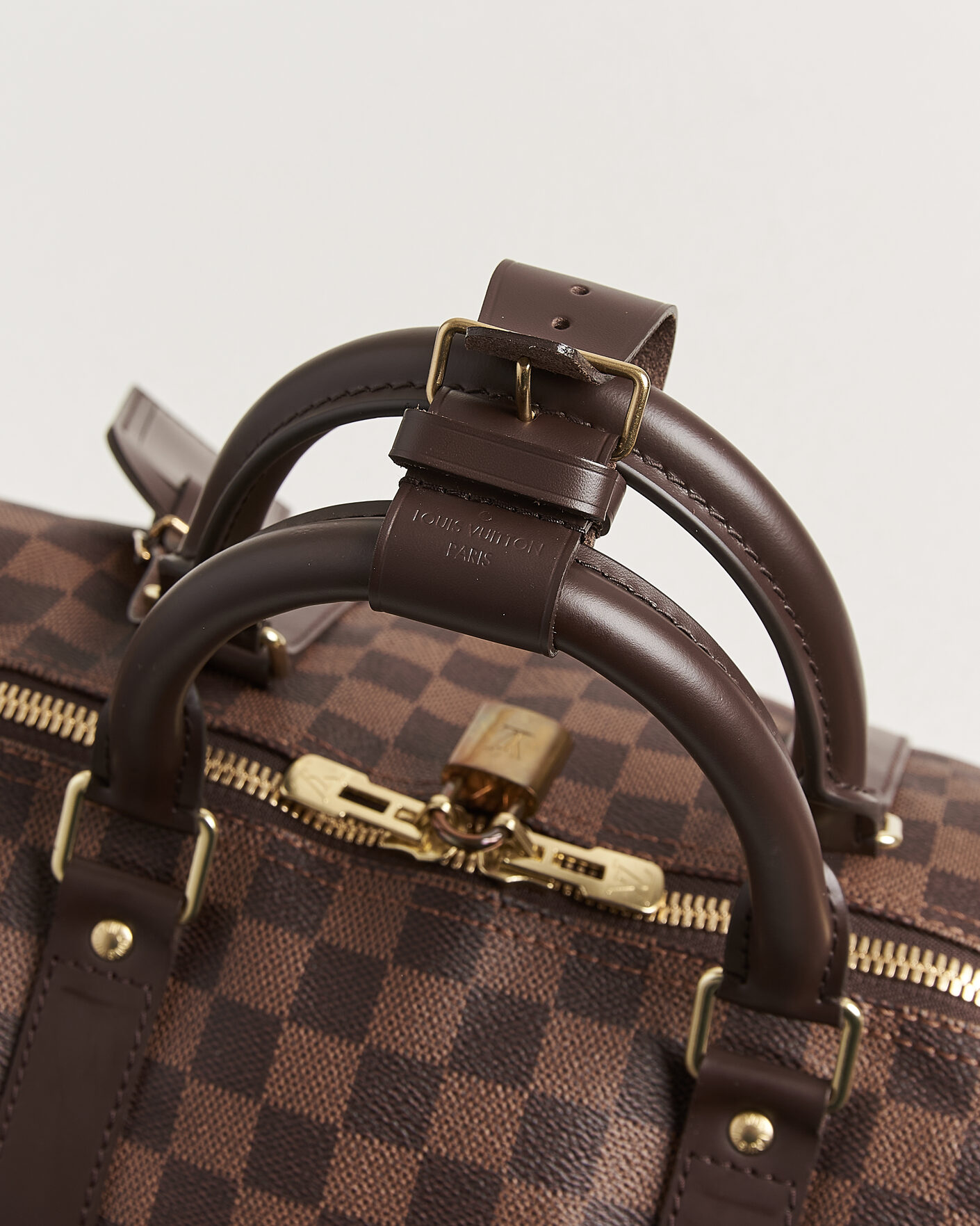 Homme | Pre-Owned & Vintage Bags | Louis Vuitton Pre-Owned | Keepall 50 Damier Ebene
