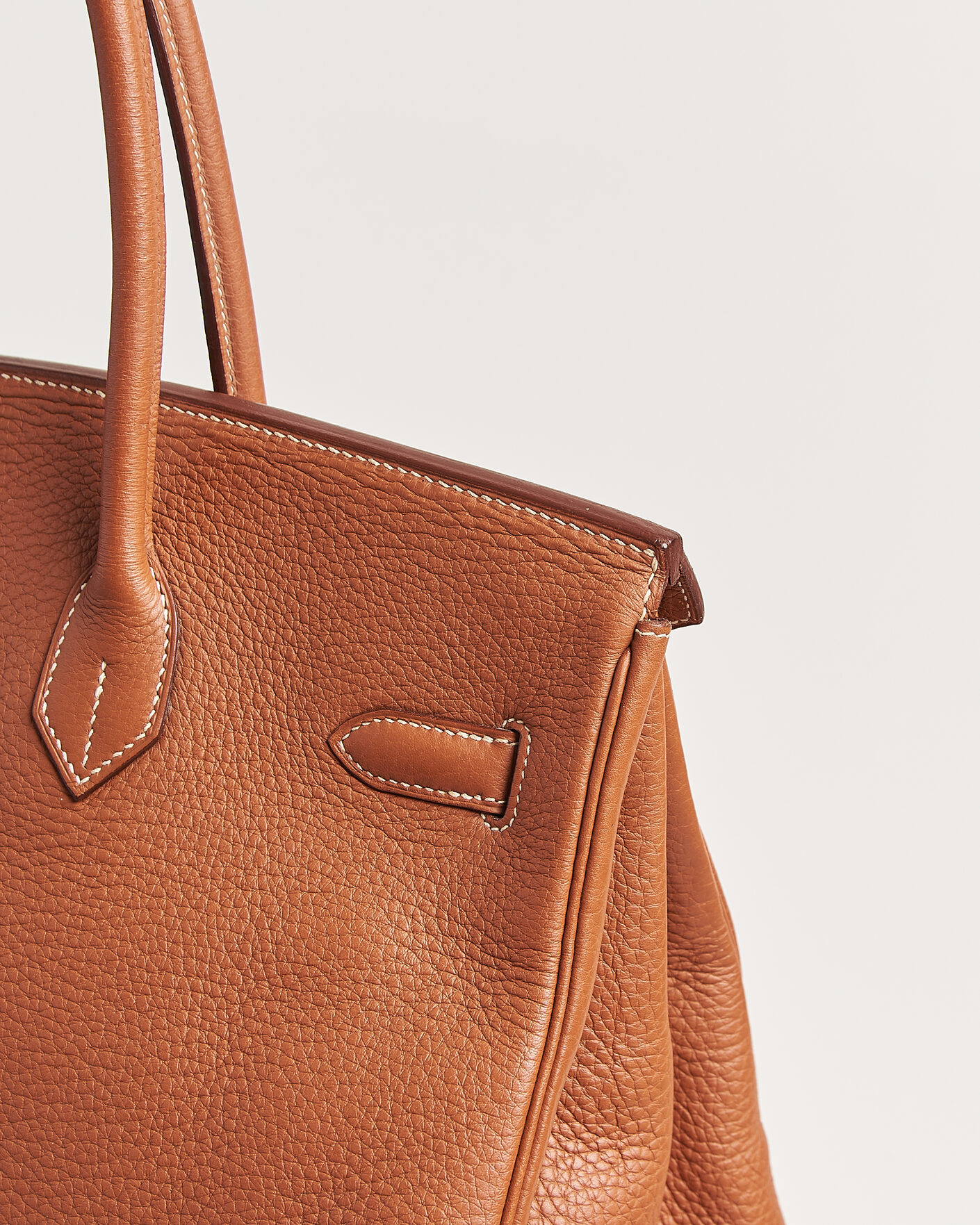 Homme | Pre-Owned & Vintage Bags | Hermès Pre-Owned | Birkin 35 Togo Leather Cognac Brown