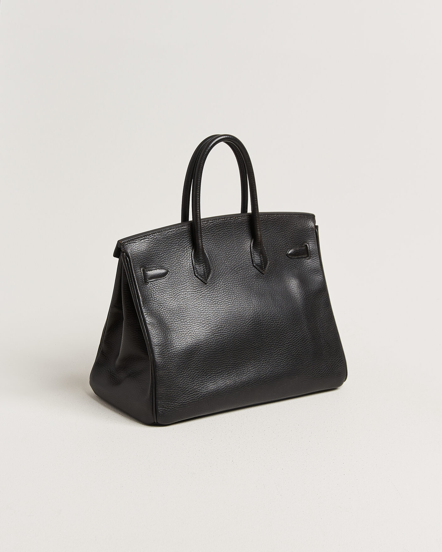 Homme | Pre-Owned & Vintage Bags | Hermès Pre-Owned | Birkin 35 Retourné Ardennes Leather Black