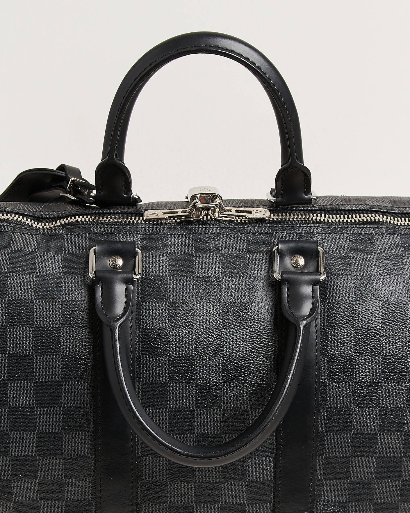 Homme | Pre-Owned & Vintage Bags | Louis Vuitton Pre-Owned | Keepall 45 Bandouliére Damier graphite