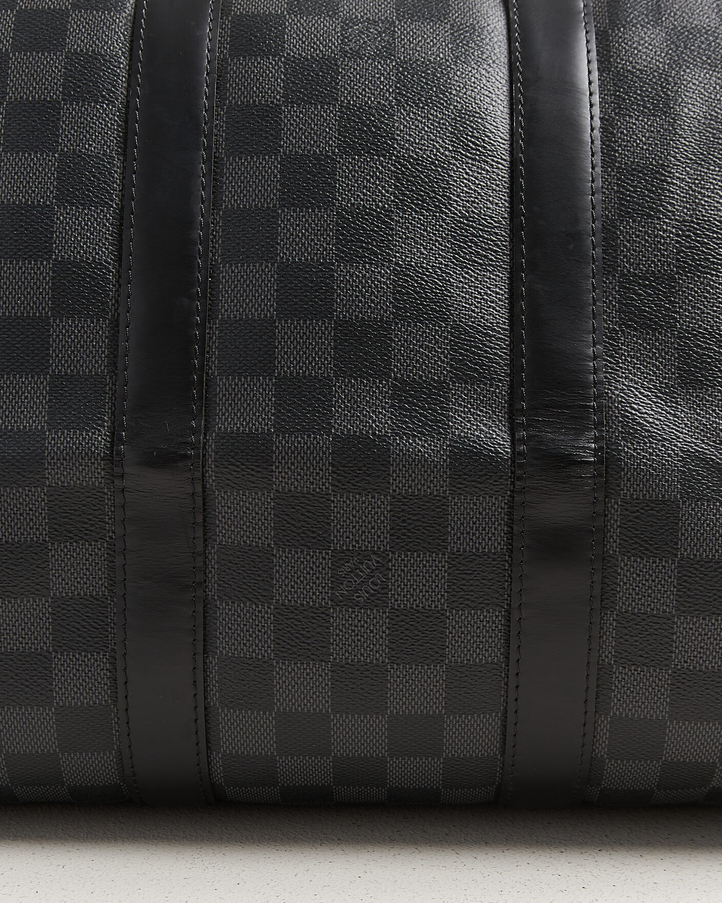 Homme | Pre-Owned & Vintage Bags | Louis Vuitton Pre-Owned | Keepall 45 Bandouliére Damier graphite